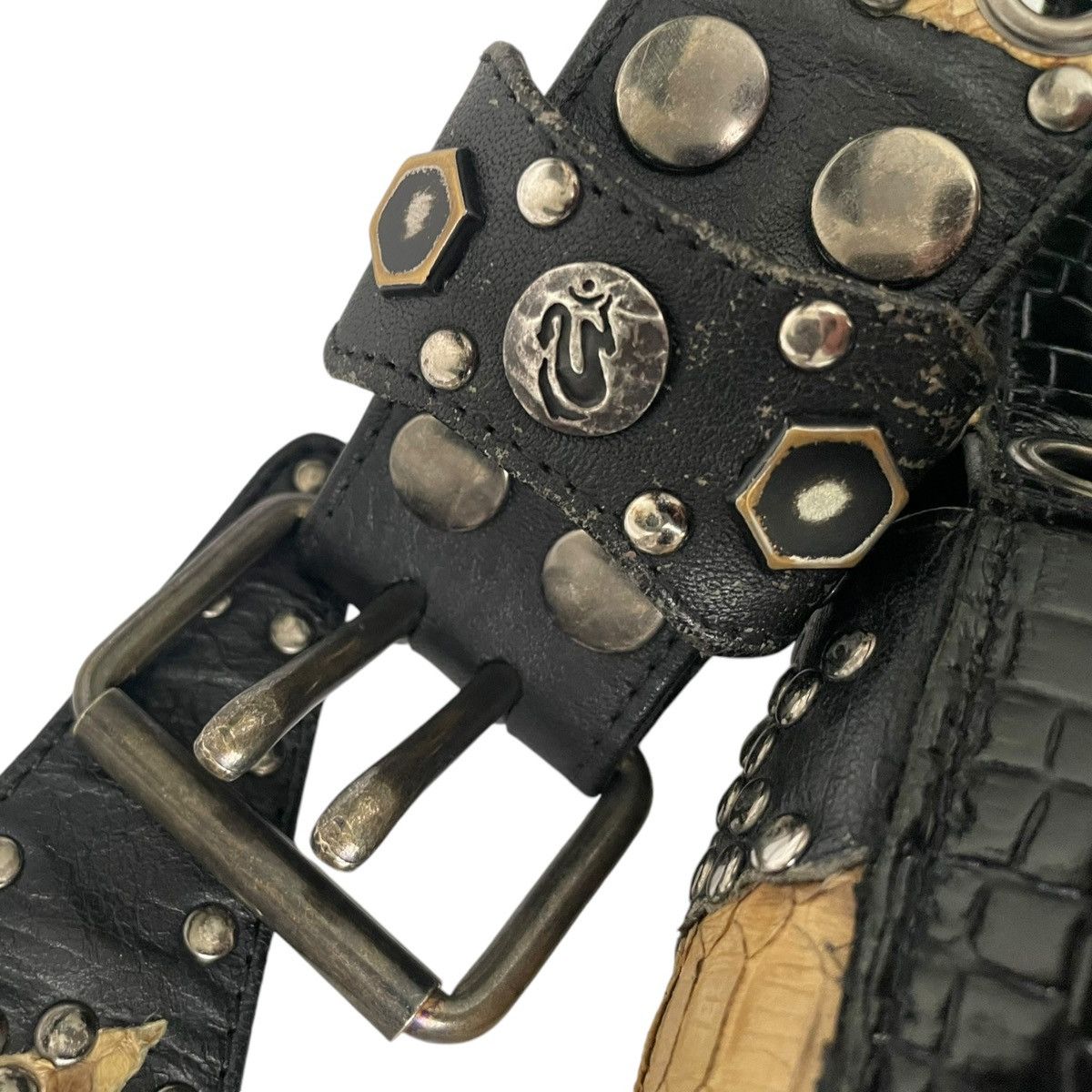 KMRii Kmrii snakeskin gem belt Size ONE SIZE - 7 Thumbnail