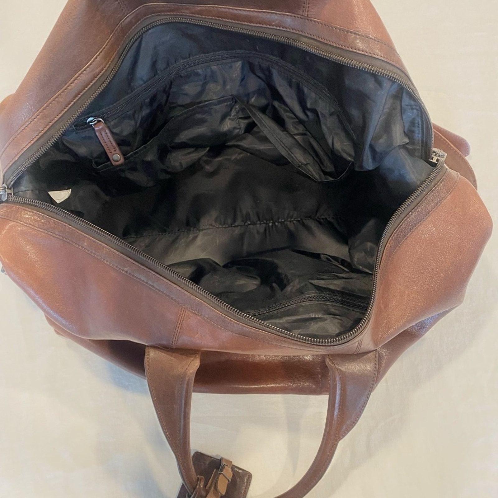 Kenneth Cole Kenneth Cole Leather Weekender Duffle Bag Size ONE SIZE - 9 Thumbnail