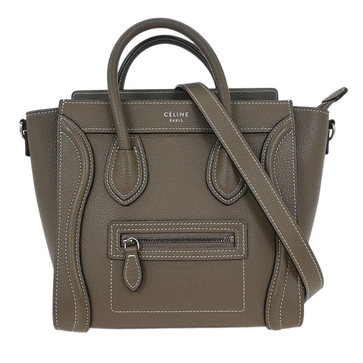 Celine Celine Luggage Bag Grainy Leather Size ONE SIZE - 1 Thumbnail