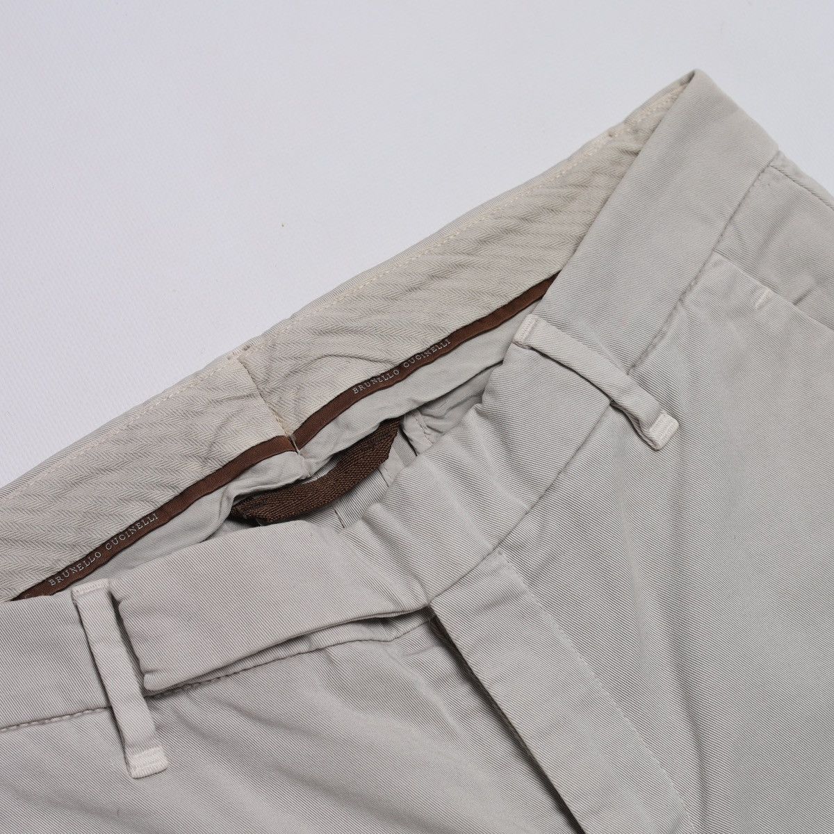 Brunello Cucinelli Brunello Cucinelli Washed Denim Cotton Trousers Pants Grey Size 27" / US 4 / IT 40 - 7 Thumbnail