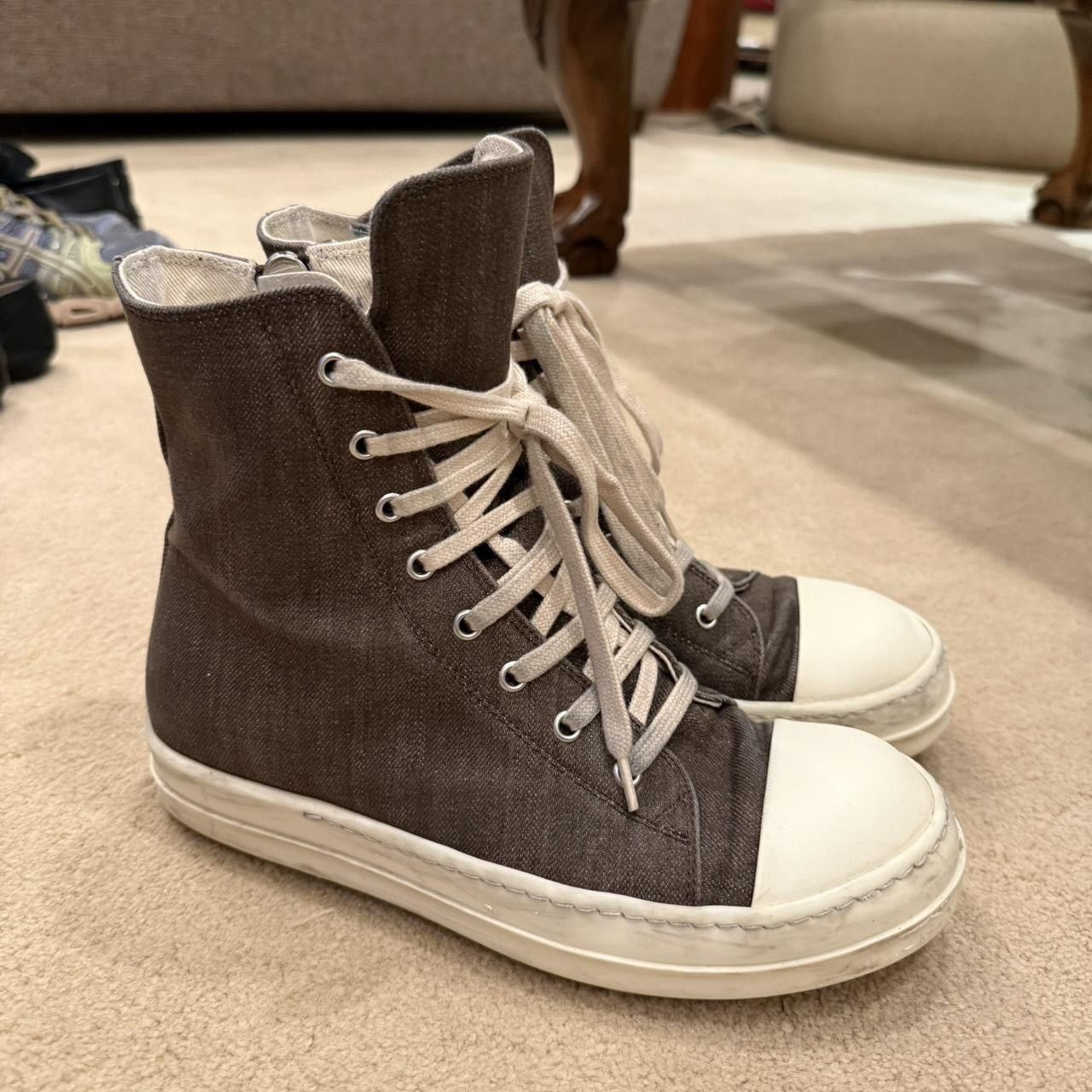 Rick Owens DRKSHDW Ramones in dark dust denim