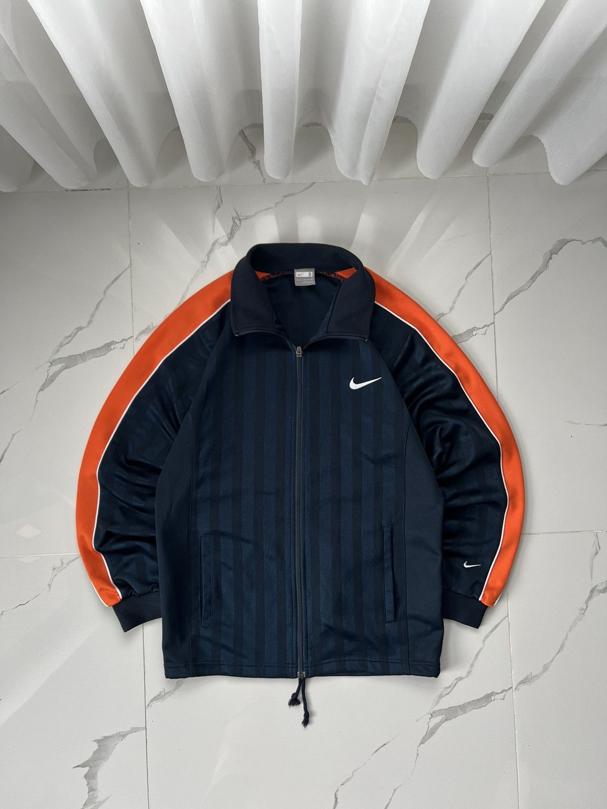 Nike × Vintage 90's NIKE Y2K SWOOSH LOGO TRACK JACKET Size US S / EU 44-46 / 1 - 1 Thumbnail