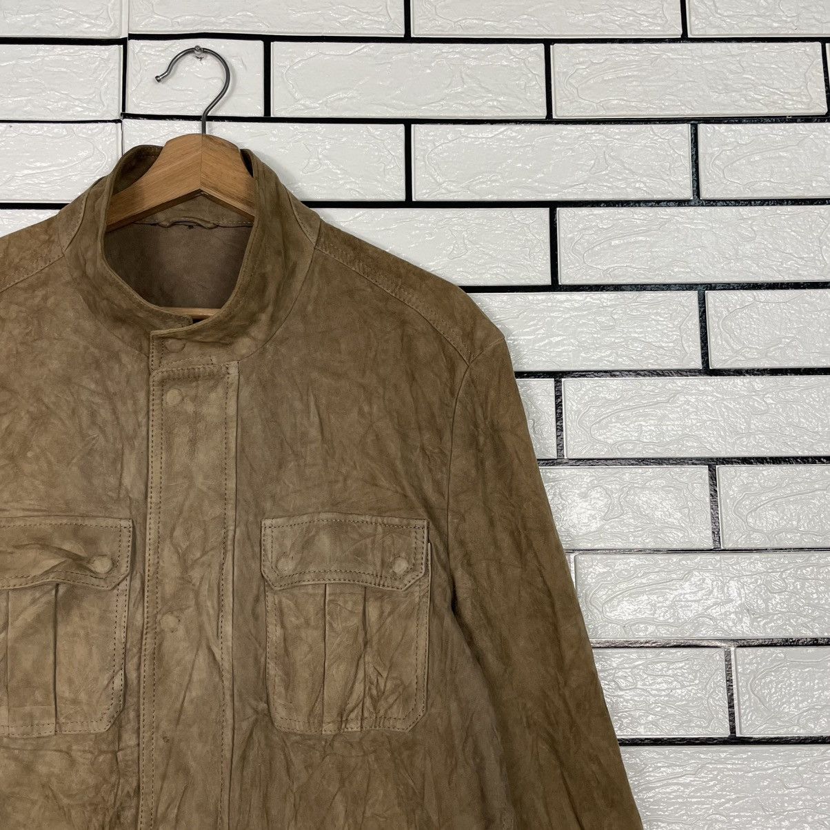 Corneliani Corneliani Multipocket Suede Leather Jacket Made In Italy Size US M / EU 48-50 / 2 - 5 Thumbnail