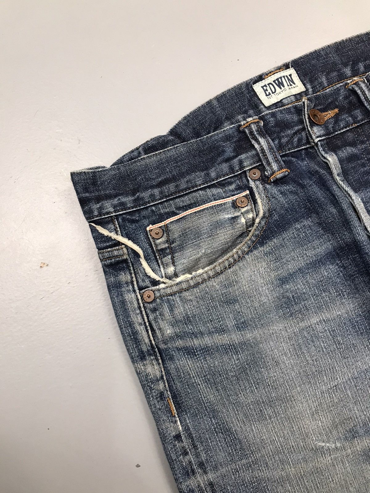 Edwin Vintage Edwin salvage denim Size US 34 / EU 50 - 7 Thumbnail