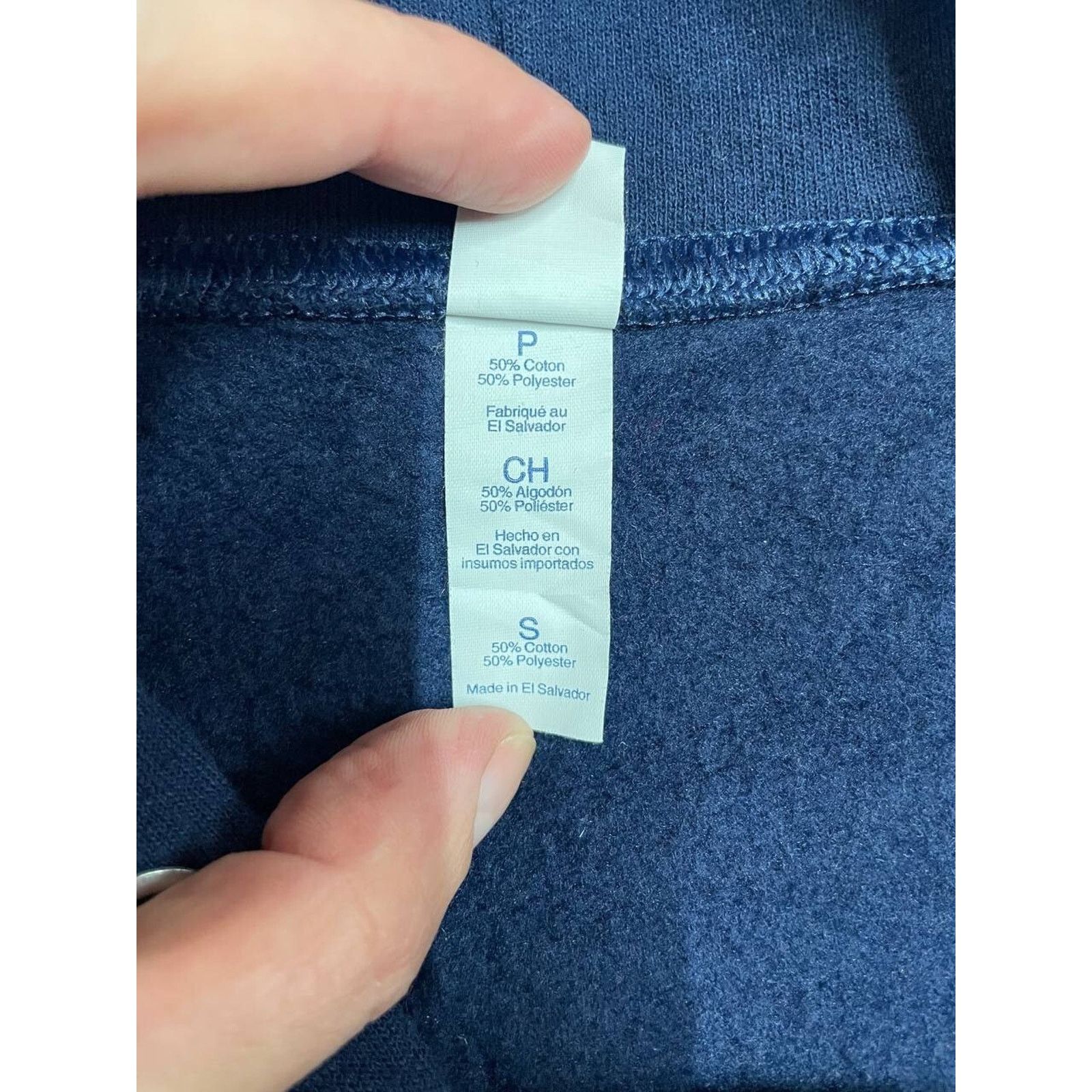 Jerzees Vintage Stall Warriors Navy Blue Hoodie Jerzees Size S Size US S / EU 44-46 / 1 - 10 Thumbnail