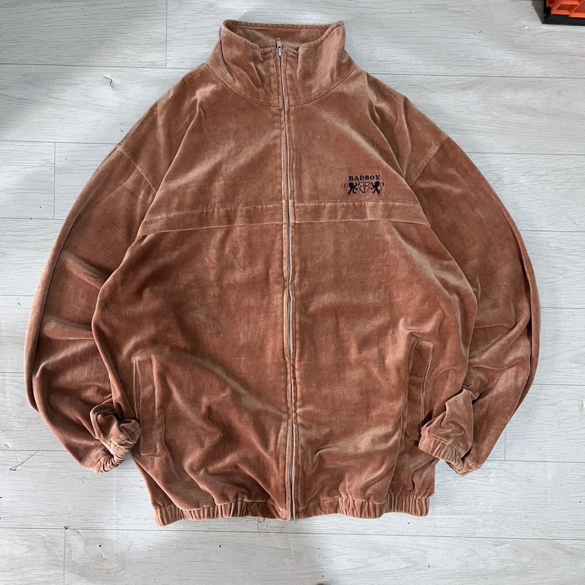 Japanese Brand Masterpiece Mad Hectic velvet jacket zipper up Size US XL / EU 56 / 4 - 1 Thumbnail