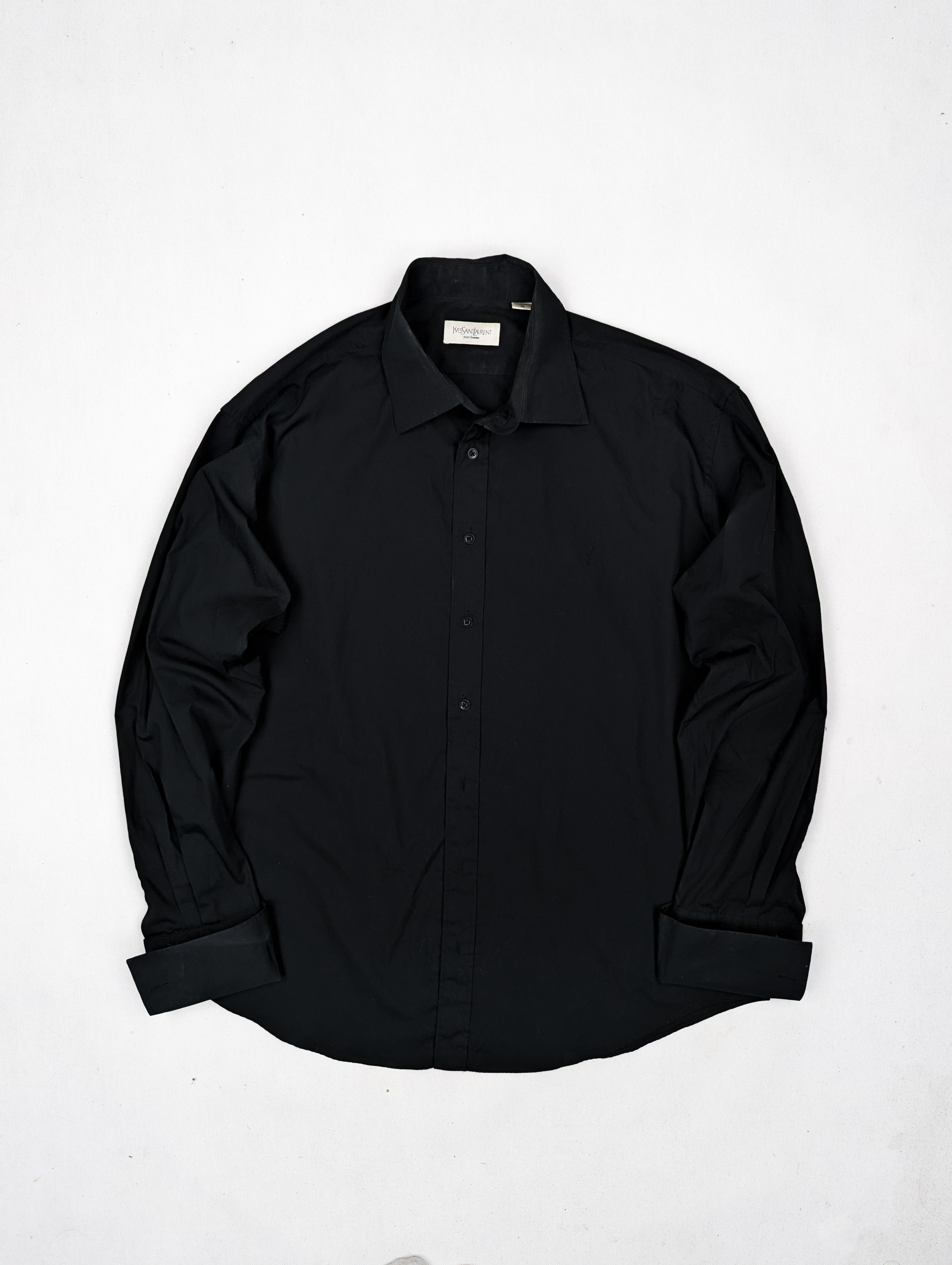 Yves Saint Laurent black shirt XL