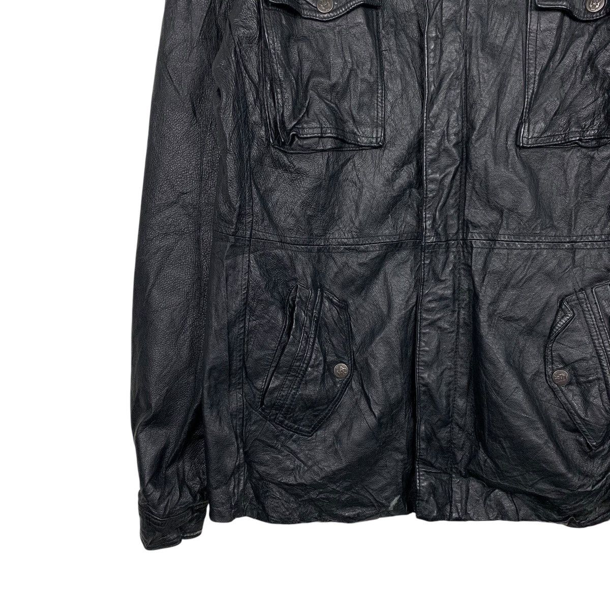 Hurley Hurley International Leather Jacket Size US L / EU 52-54 / 3 - 3 Thumbnail