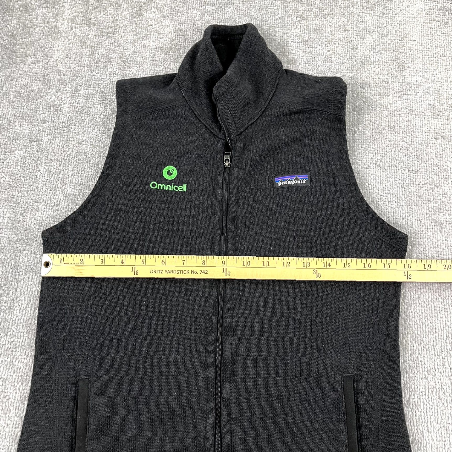 Patagonia PATAGONIA Vest Womens Medium Black Better Sweater Full Zip Hiking Logo Vest Size M / US 6-8 / IT 42-44 - 6 Thumbnail