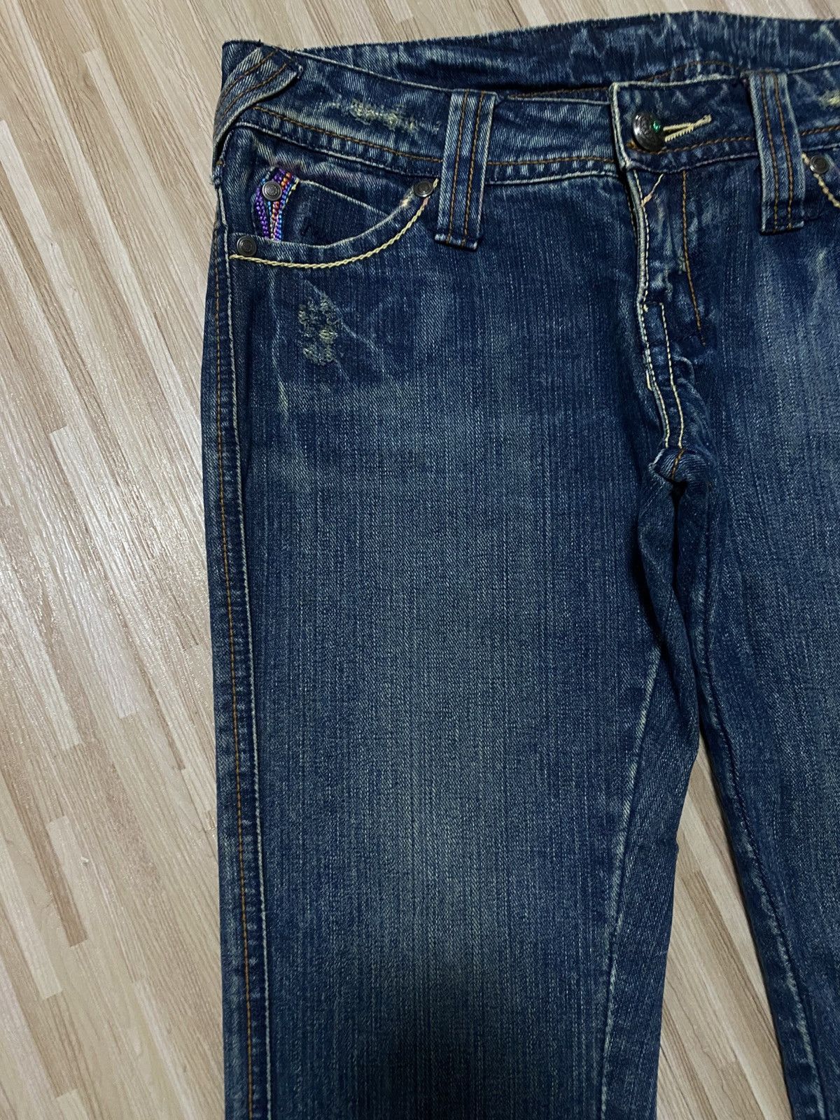 Japanese Brand × Vintage 💥FLARE 90s BOOTCUT DISTRESS💥 Size US 31 - 5 Thumbnail