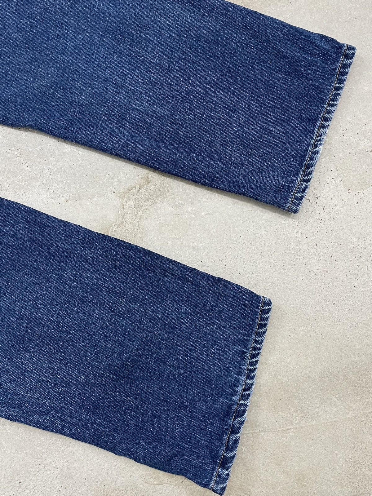 Levi's × Vintage Levis 505 Blue Washed Distressed Denim Size US 30 / EU 46 - 12 Thumbnail