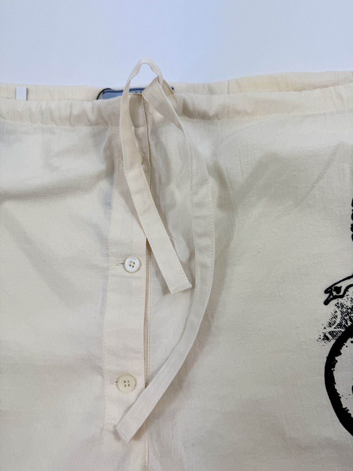 Prada Prada Tela Chambray Avorio Linen Shorts Size 27" / US 4 / IT 40 - 11 Thumbnail