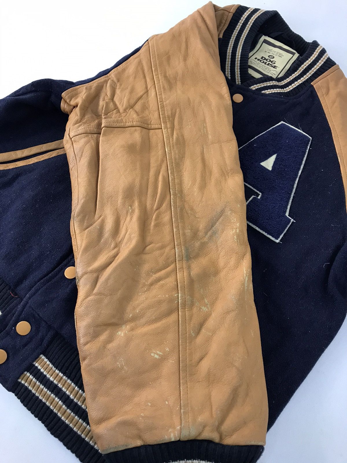 Genuine Leather Dog House Griffey 24 Simple Varsity Jacket Leather Sleeve Size US L / EU 52-54 / 3 - 14 Thumbnail