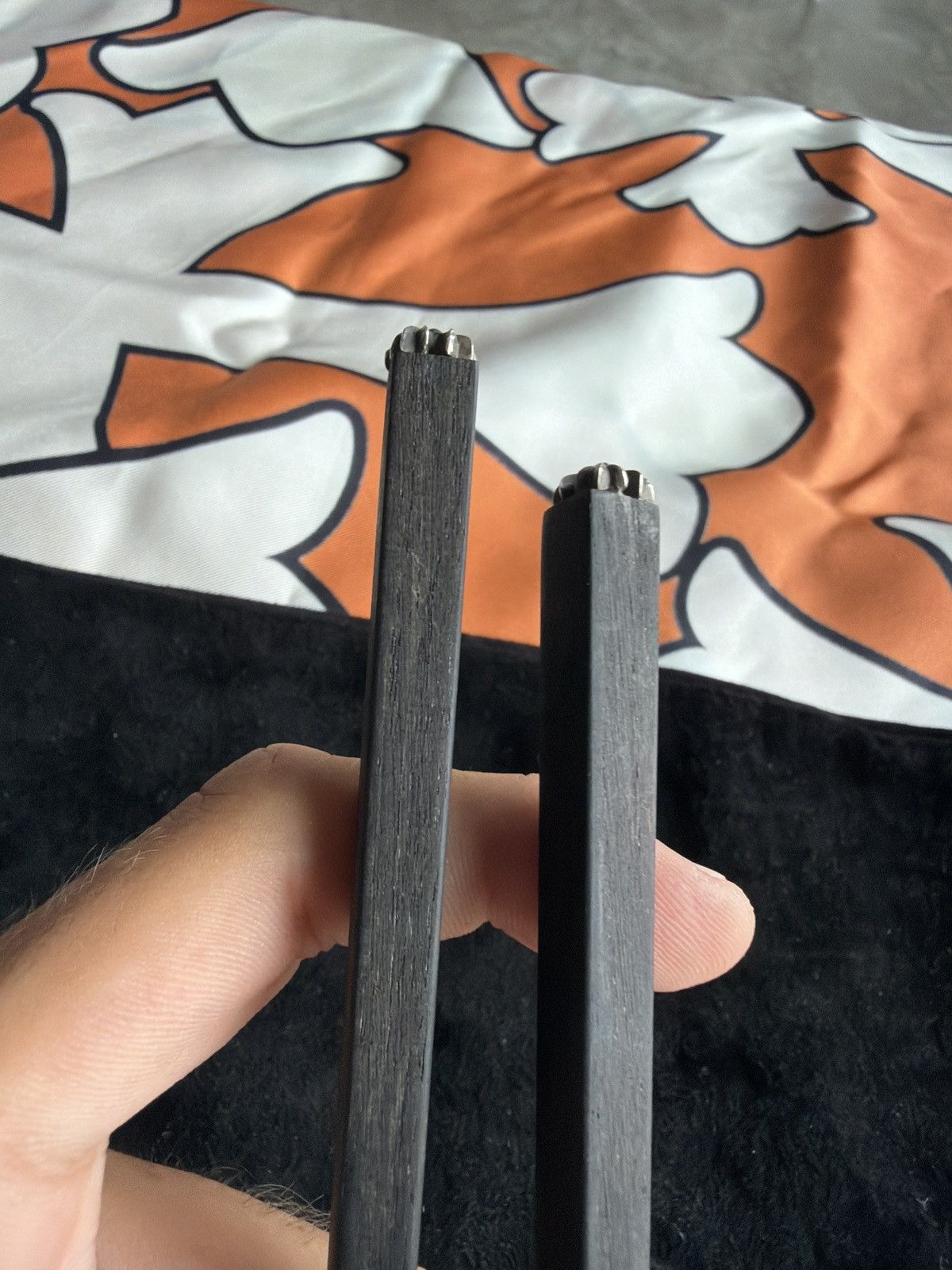 Chrome Hearts Chrome Hearts Ebony Wood Chopsticks NEW Size ONE SIZE - 4 Thumbnail