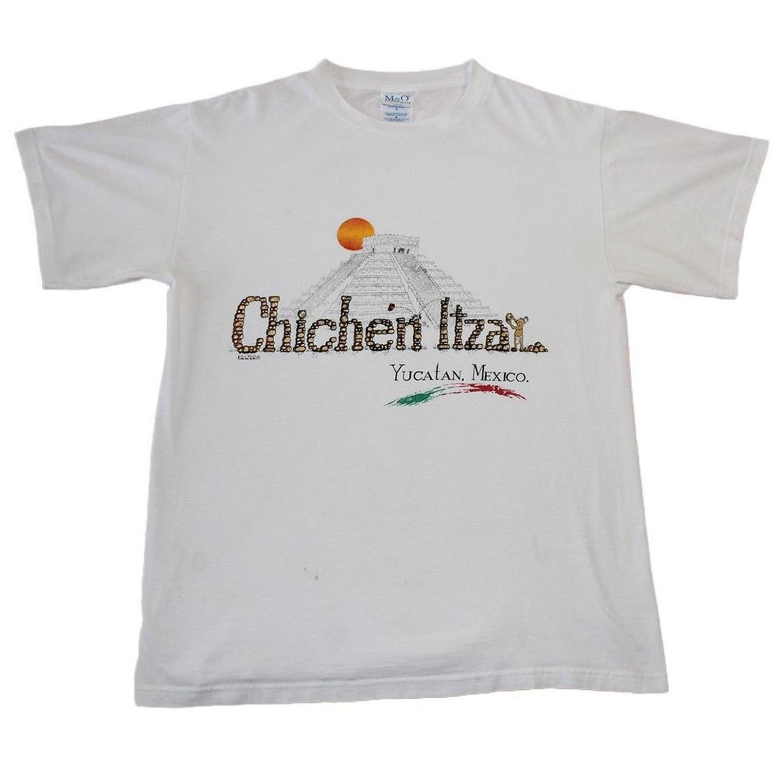 Vintage Vintage 2000's Yucatan Mexico White Graphic tee Size US M / EU 48-50 / 2 - 3 Thumbnail