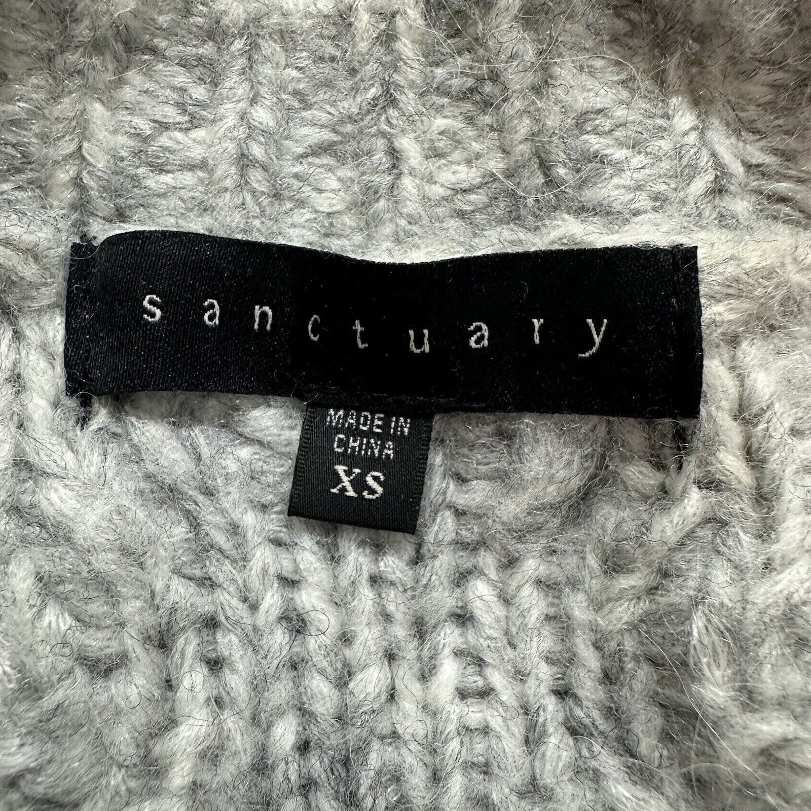 Sanctuary Sanctuary XS Snap Button Down Cardigan Sweater Wool Alpaca Size XS / US 0-2 / IT 36-38 - 3 Thumbnail