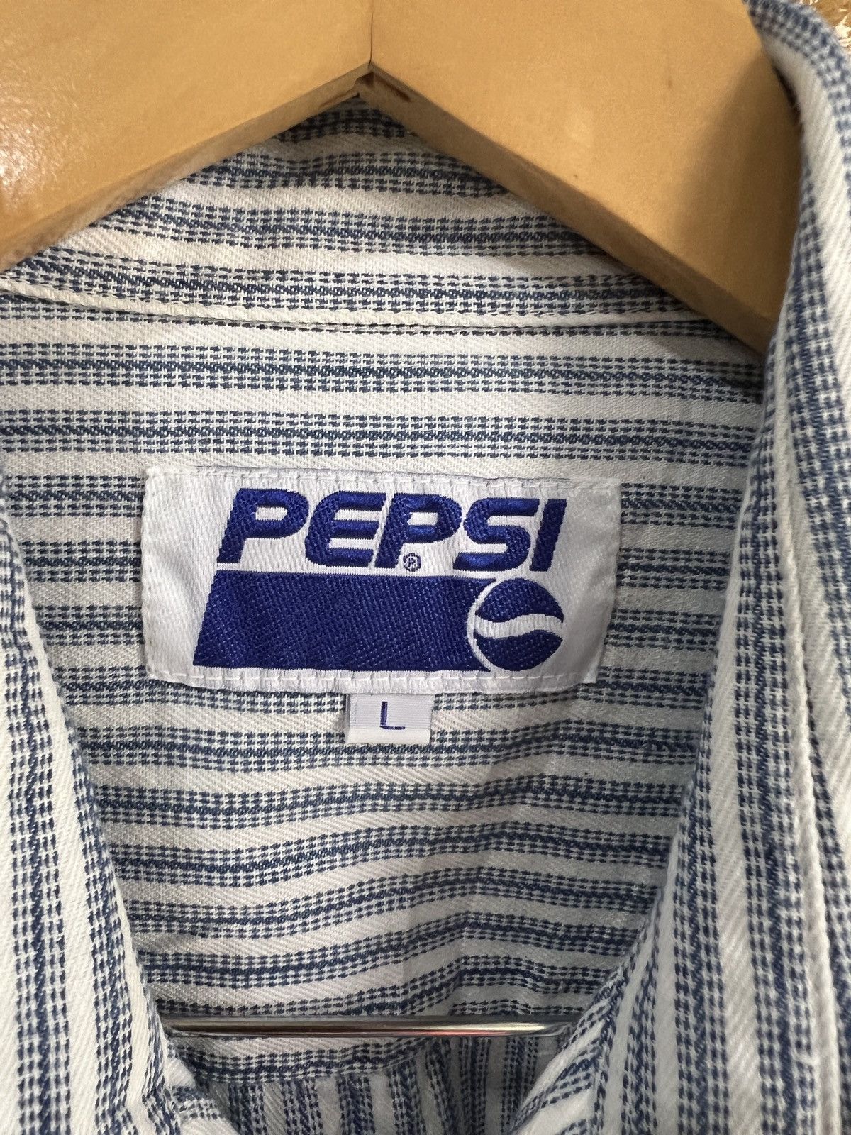 Pepsi 🔥Pepsi Double Pockets Button Up Shirt Size US L / EU 52-54 / 3 - 10 Thumbnail