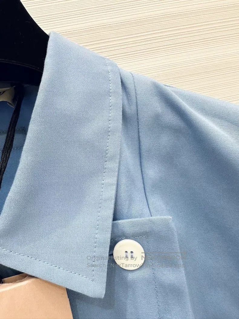 Miu Miu Miu Miu 36 Blue waist shirt Size S / US 4 / IT 40 - 4 Thumbnail