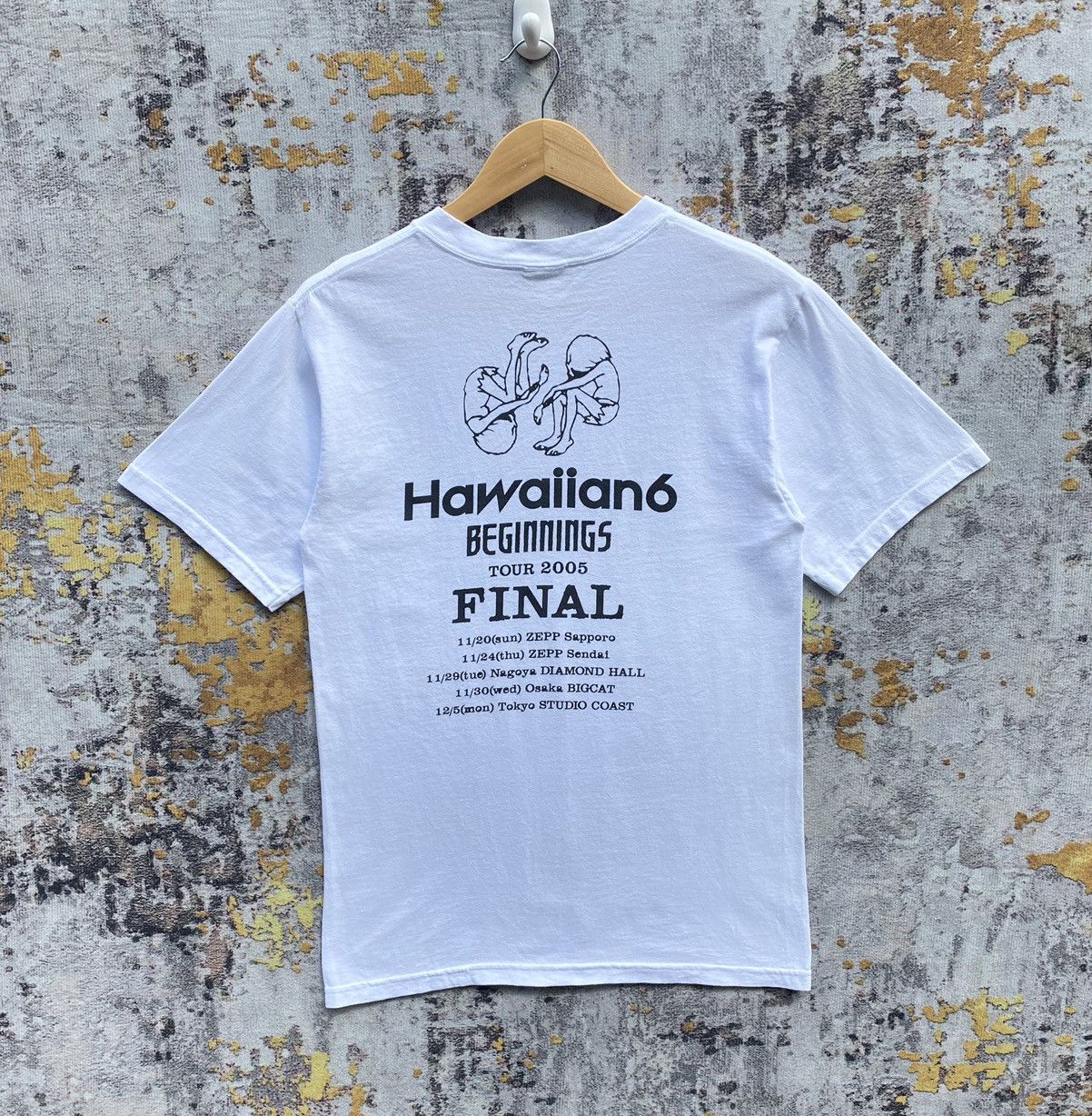 Band Tees Vintage Hawaiian 6 Band Tee Japan Hardcore Punk Rock Genre Size US S / EU 44-46 / 1 - 2 Thumbnail