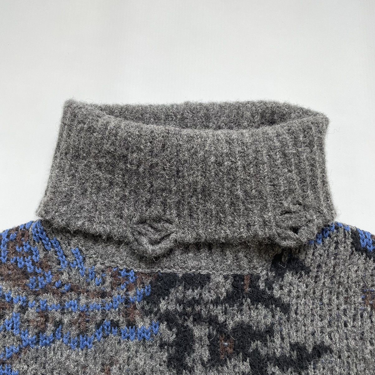 Comme des Garcons A/W 20 Paisley Distressed Wool Sweater Size US M / EU 48-50 / 2 - 5 Thumbnail
