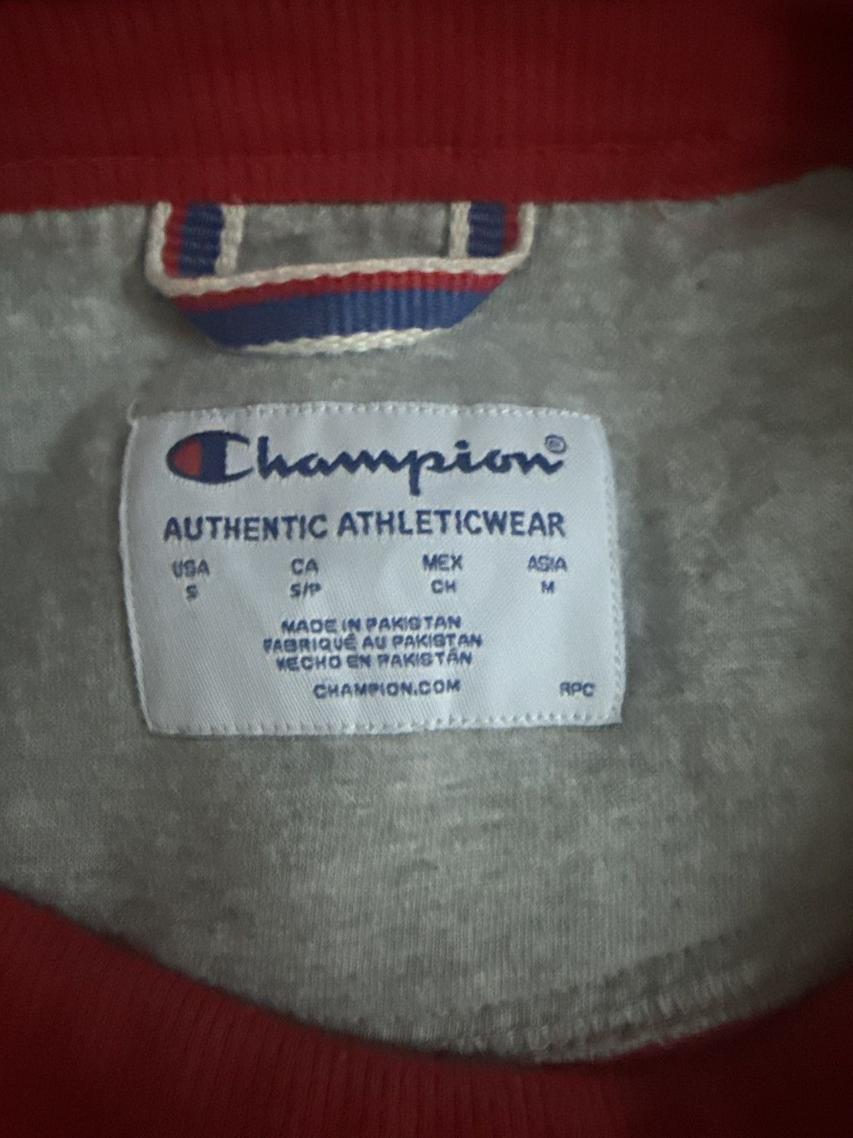 Champion Red Champion Crewneck Size US M / EU 48-50 / 2 - 2 Thumbnail