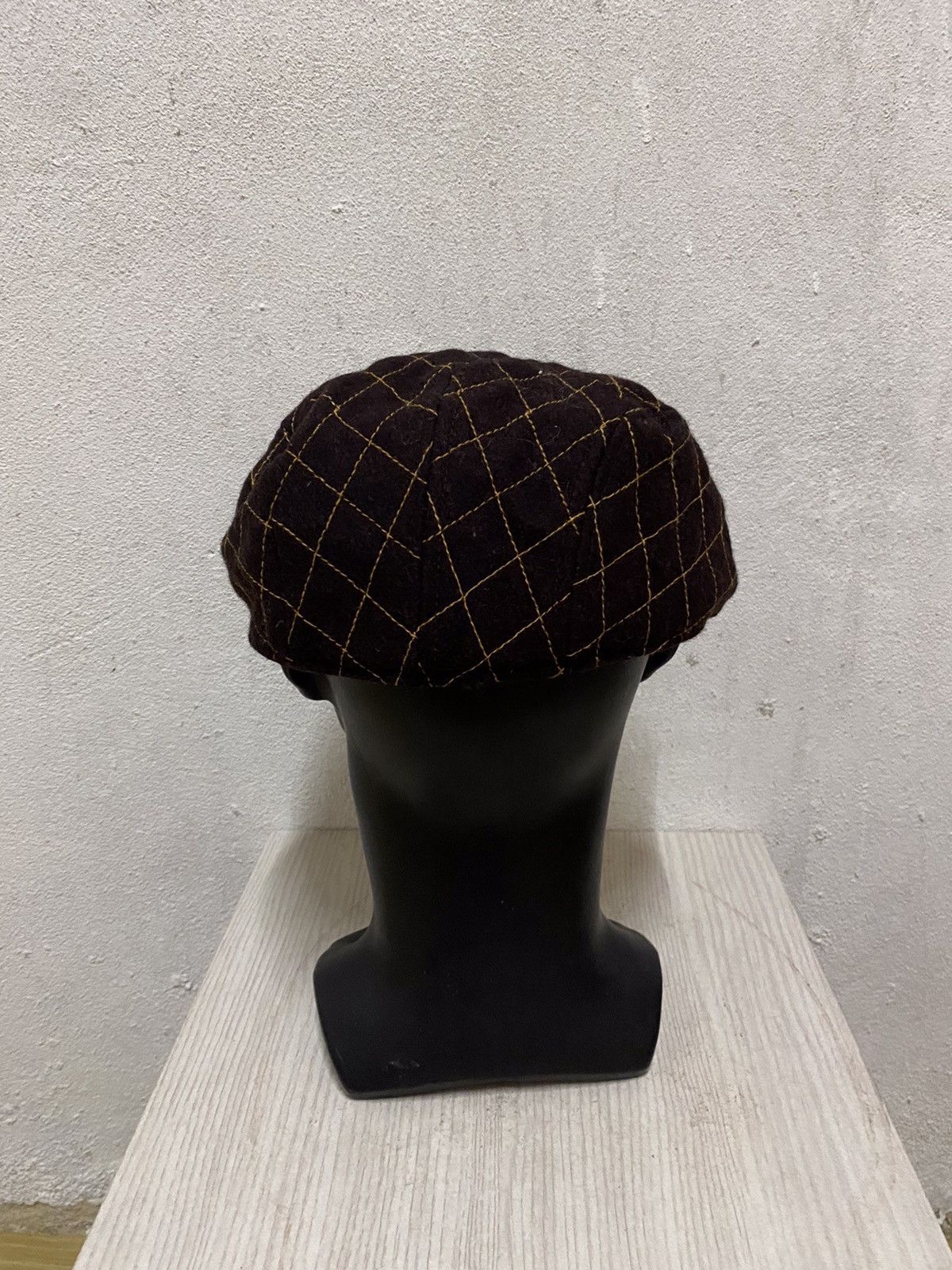 Japanese Brand Japanese Brand Old Gold Beret Hat Size ONE SIZE - 4 Thumbnail