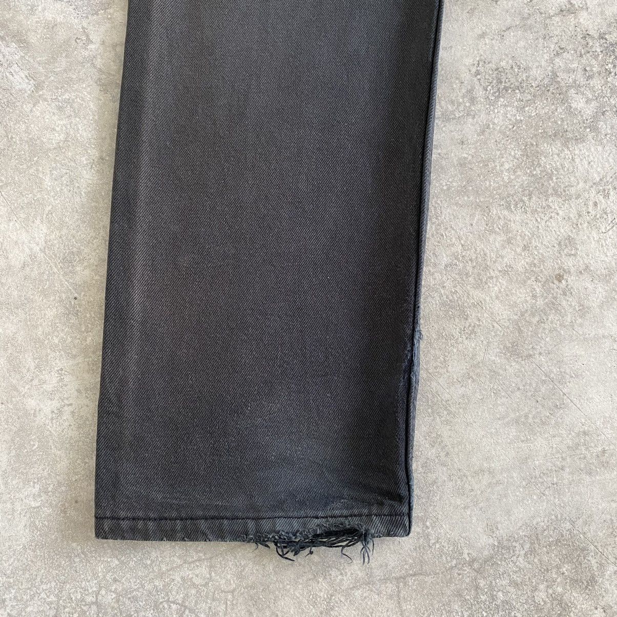 Levi's Vintage 1999 Levis 501 Faded Black Denim Jeans Size US 31 - 14 Thumbnail
