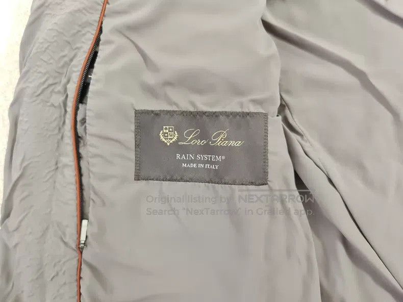 Loro Piana Loro Piana Men's down jacket blazer, dark blue, rain syste Size US L / EU 52-54 / 3 - 4 Thumbnail