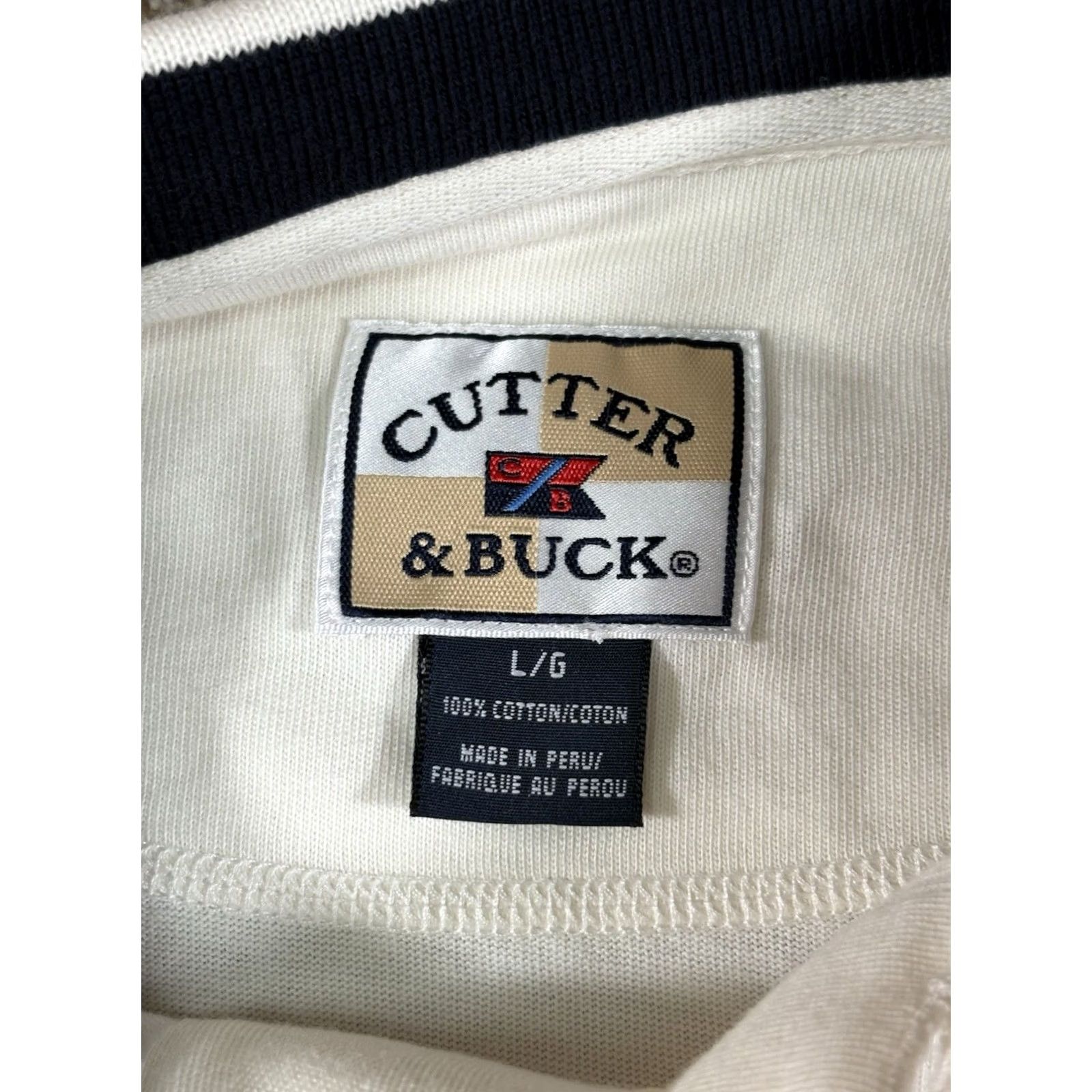 Cutter & Buck VINTAGE Cutter & Buck Golf Polo Shirt FujiFilm Photo Day 2001 • Men’s Size Large Mens Polo White Cotton Blended Fabric Embroidered Logo Size US L / EU 52-54 / 3 - 5 Thumbnail