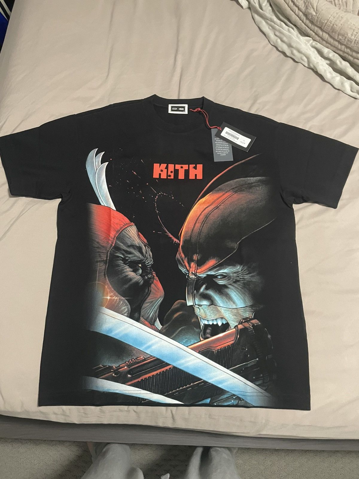 Kith × Marvel Comics Kith x Marvel Deadpool/Wolverine vintage tee Size US XS / EU 42 / 0 - 2 Thumbnail