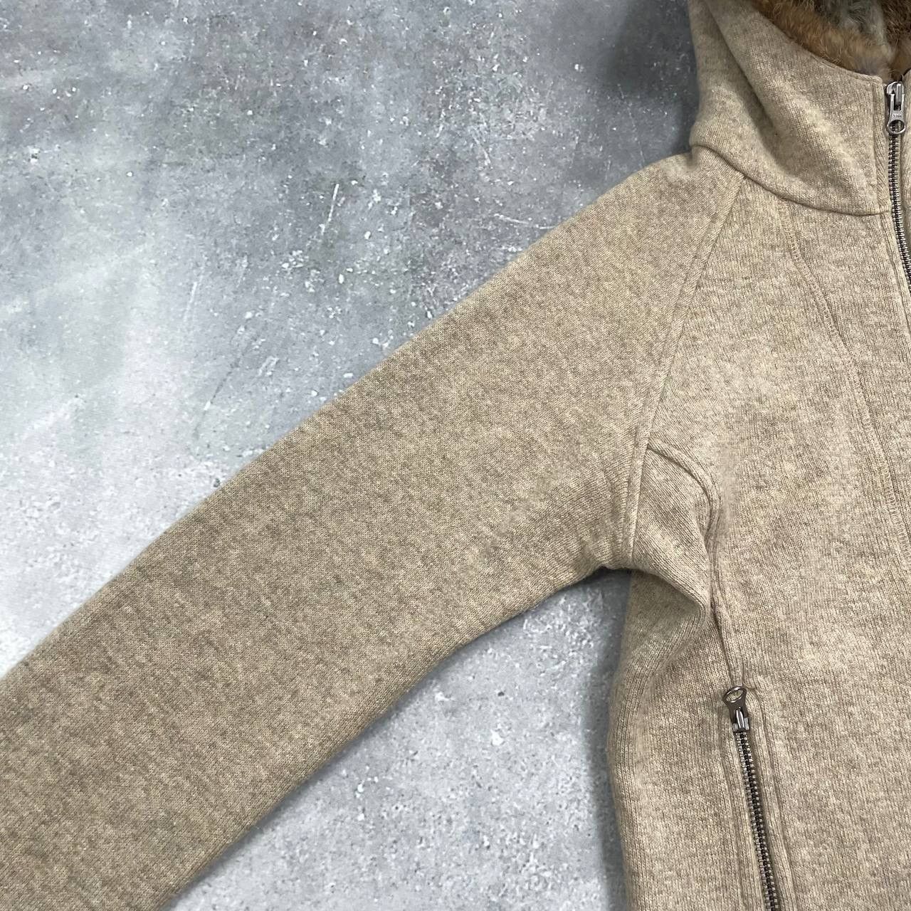 Woolrich Woolen Mills Woolrich Wool Cotton Fur Full-Zip Hoodie Women’s Beige M Size M / US 6-8 / IT 42-44 - 12 Thumbnail