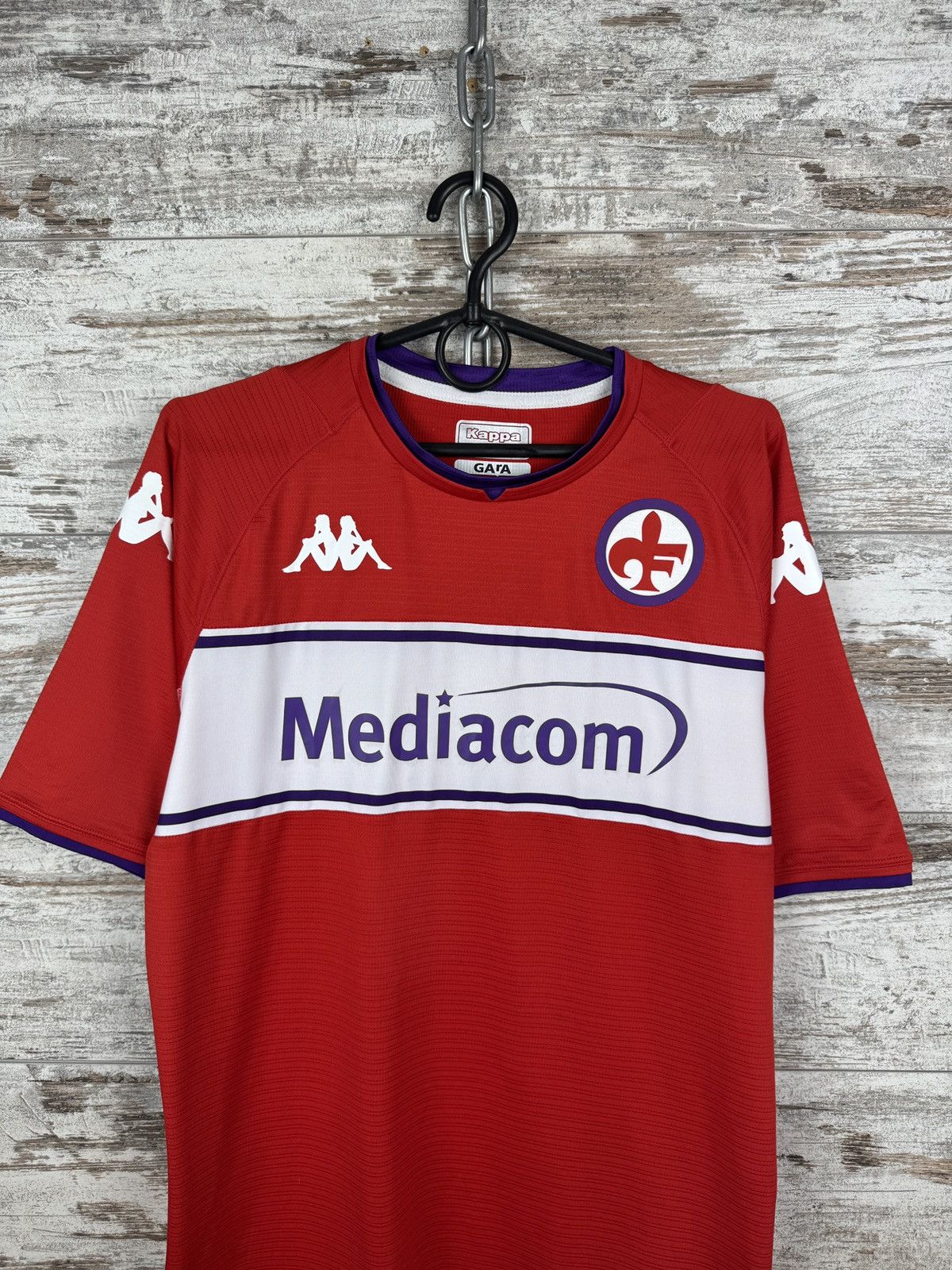 Kappa Mens Vintage Kappa Fiorentina FC football soccer jersey Size US L / EU 52-54 / 3 - 2 Thumbnail