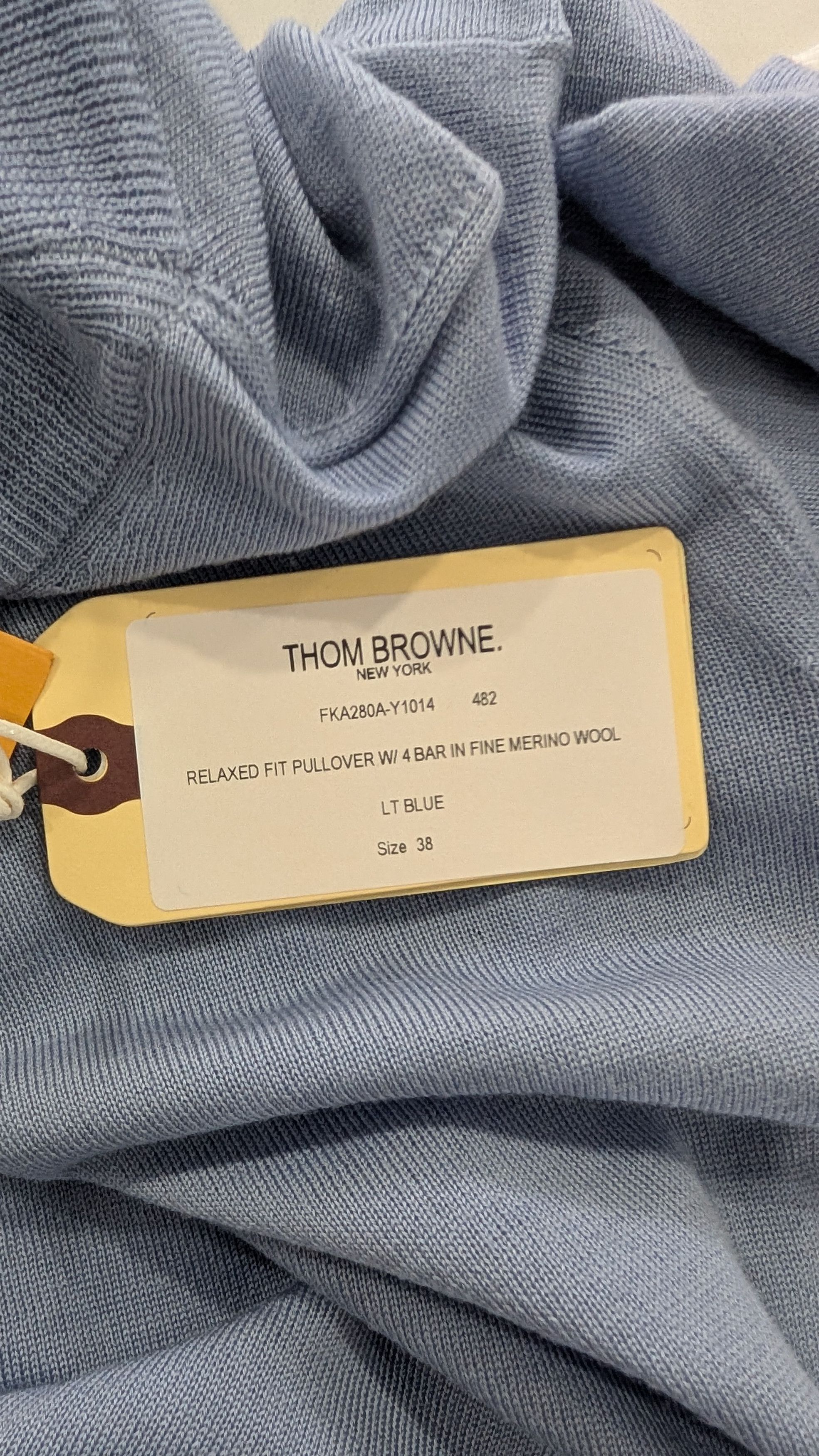Thom Browne Thom Browne Women's Relaxed Fit 4-Bar Merino Wool Sweater Size XS / US 0-2 / IT 36-38 - 14 Thumbnail