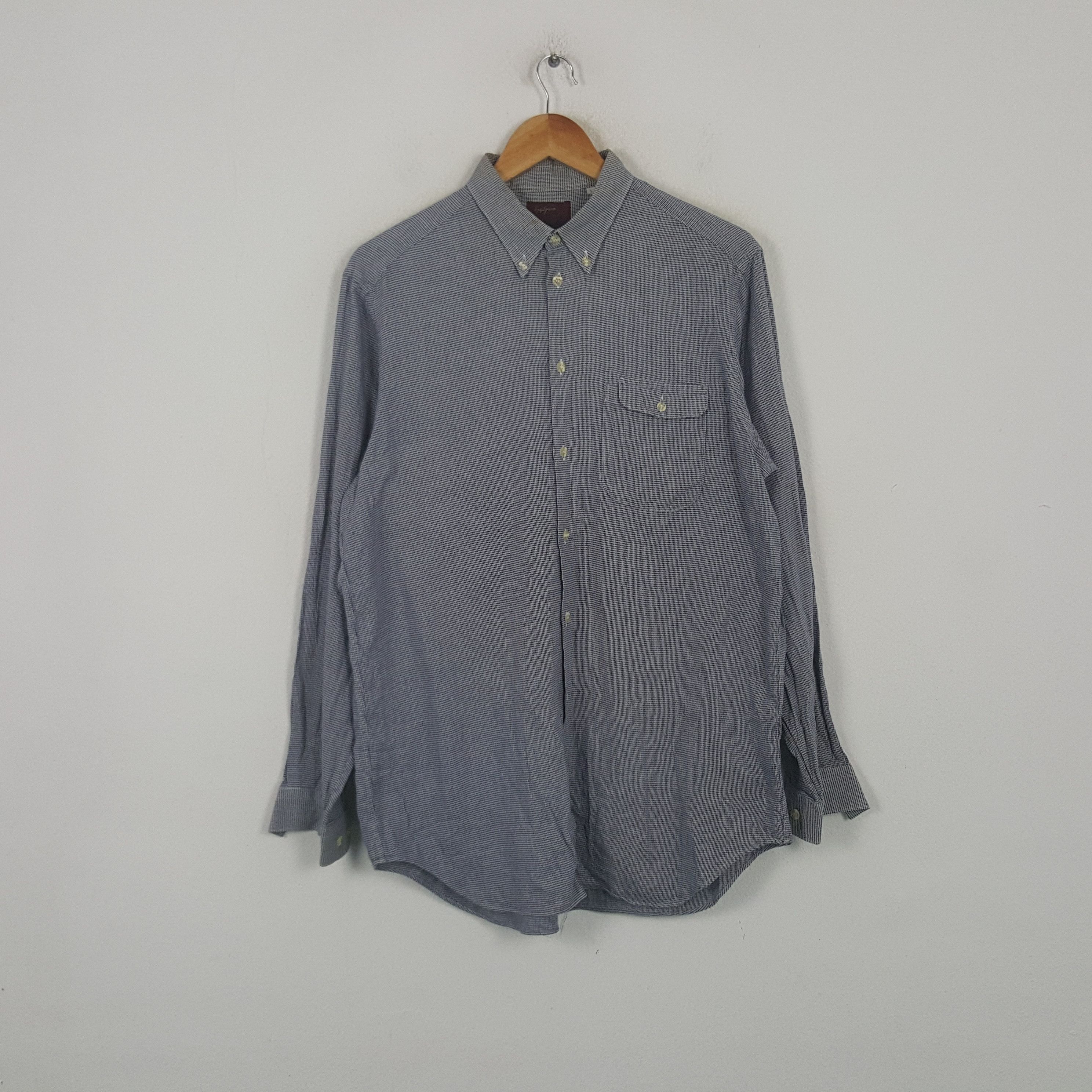 Yohji Yamamoto Vintage A.A.R by Yohji Yamamoto Shirt Button Up RR14 Size US L / EU 52-54 / 3 - 1 Thumbnail
