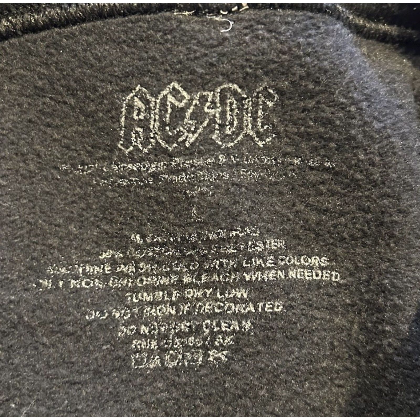 Vintage AC/DC Hoodie Mens Large Black Pullover Sweatshirt Highway to Hell Shirt Rock Music Cotton Blend Pullover Mens Size US L / EU 52-54 / 3 - 4 Thumbnail