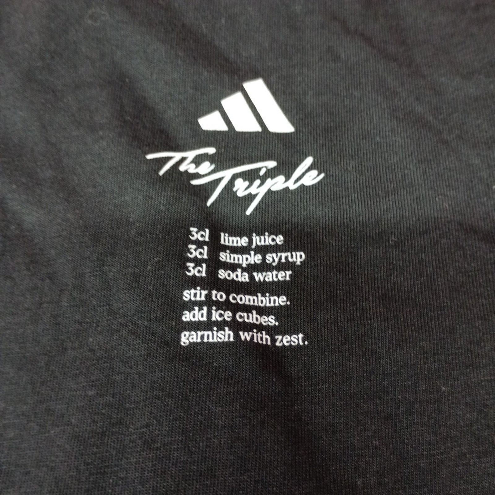 Adidas Adidas Men's Triple Regular Fit Cocktail Tank Size L Black Size US L / EU 52-54 / 3 - 8 Thumbnail