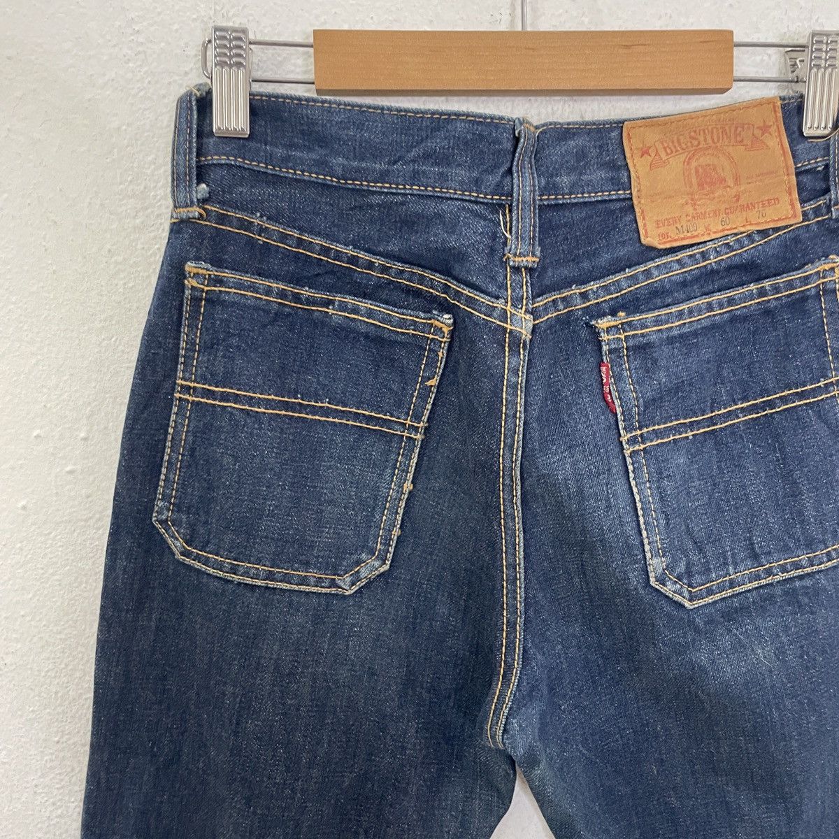 20471120 Vintage Big Stone Bush Pants Flare Denim Jeans Size 28" / US 6 / IT 42 - 8 Thumbnail