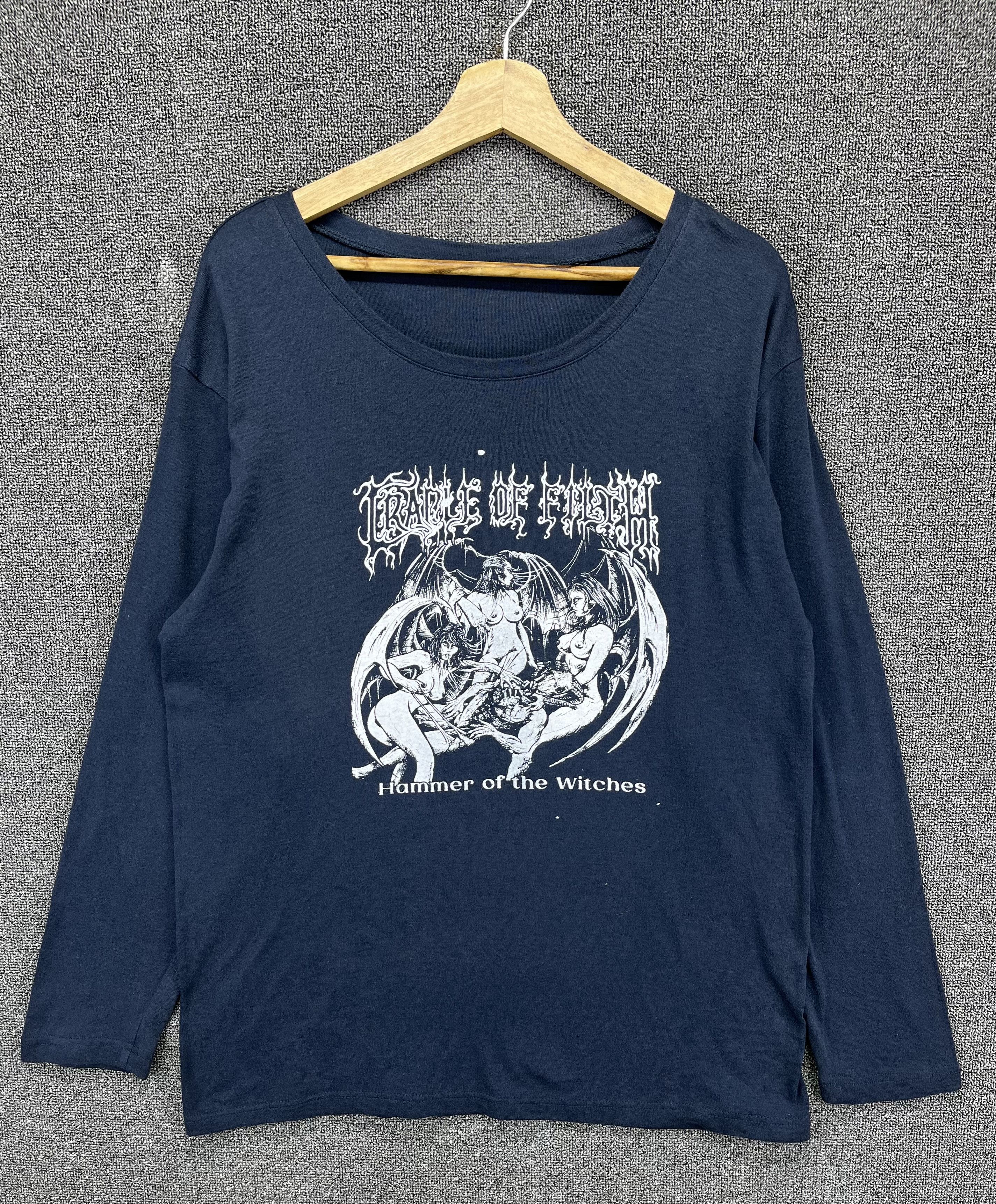 Band Tees Vintage Cradle of Filth Punk Rock Band Tees T Shirts Size US S / EU 44-46 / 1 - 1 Thumbnail