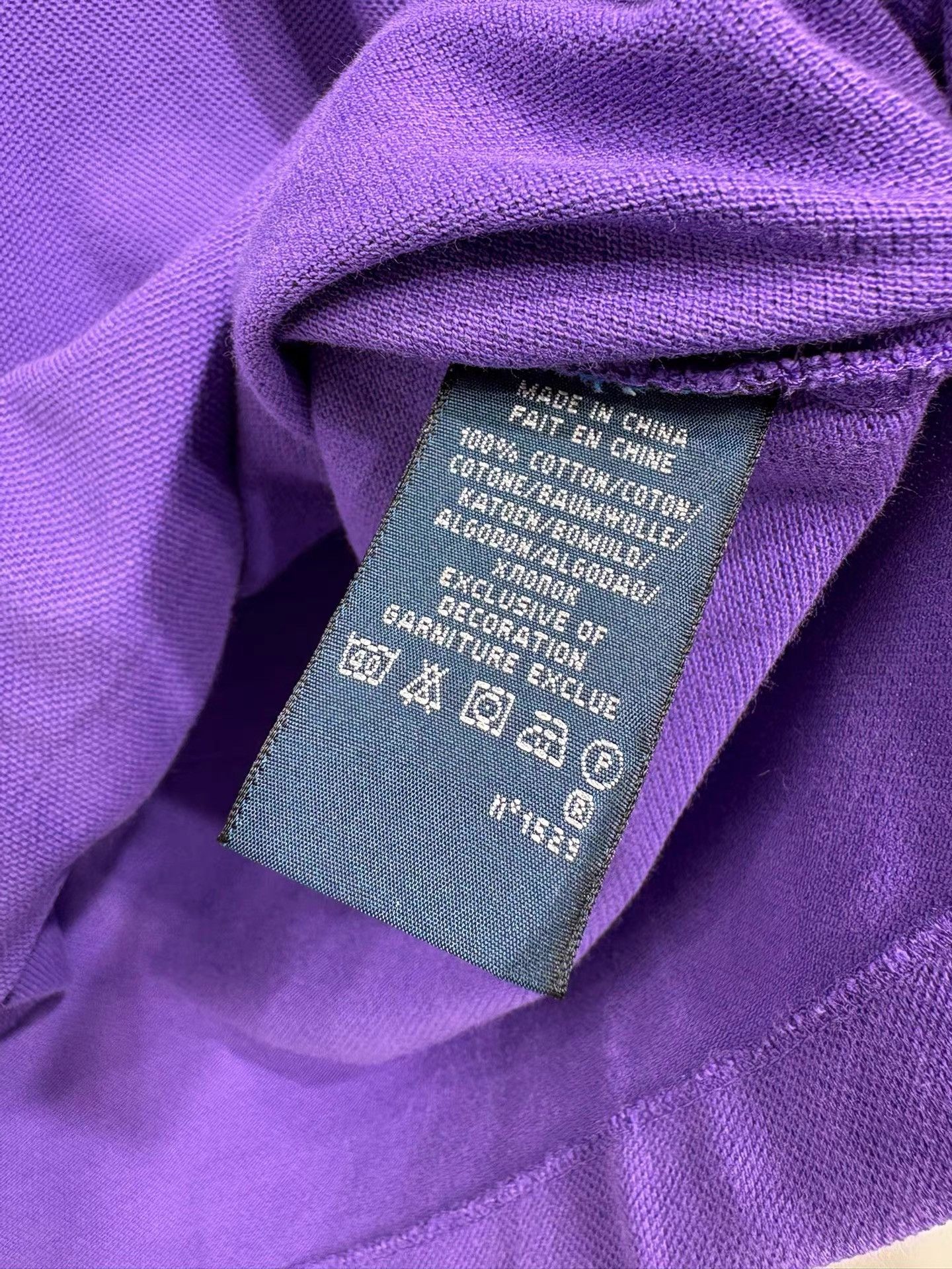 Polo Ralph Lauren Ralph Lauren Purple Slim Fit Short Sleeve T-Shirt K29 Size US L / EU 52-54 / 3 - 6 Thumbnail