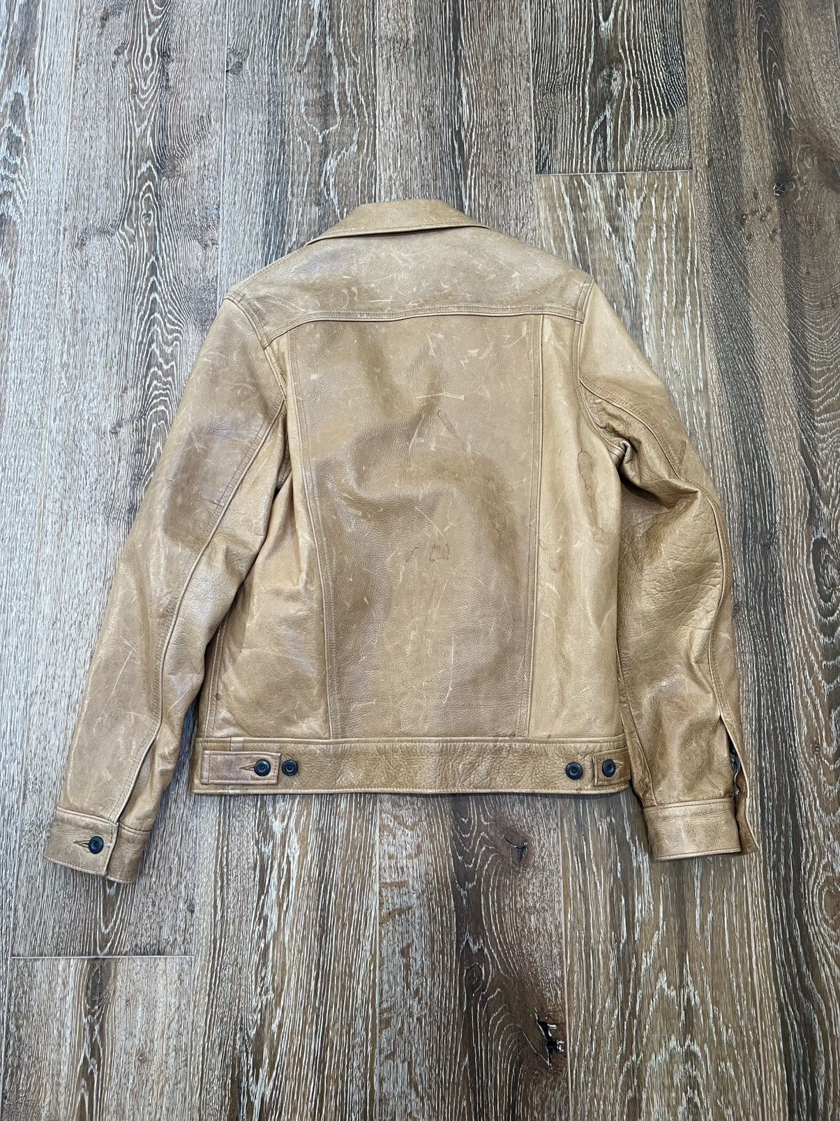 Schott Schott NYC 522 Type III Trucker Cowhide Leather Jacket Size US S / EU 44-46 / 1 - 2 Thumbnail