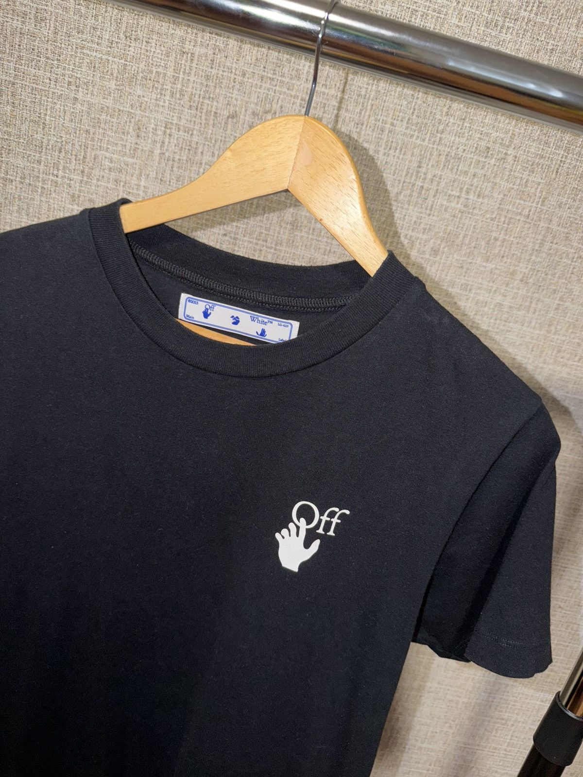 Off-White OFF-WHITE PASCAL ARROWS BLACK T-SHIRT Size US S / EU 44-46 / 1 - 4 Thumbnail