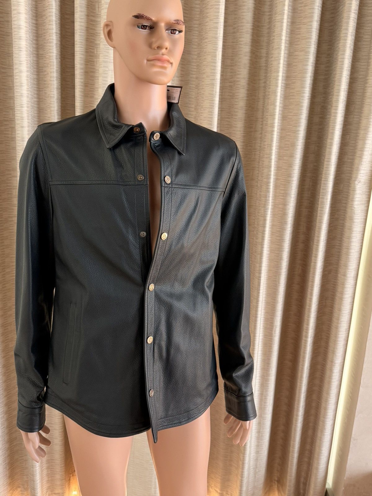 Isaia Napolii New ISAIA NAPOLI Men Deerskin Leather Shirt Jacket Overshirt Size US M / EU 48-50 / 2 - 3 Thumbnail