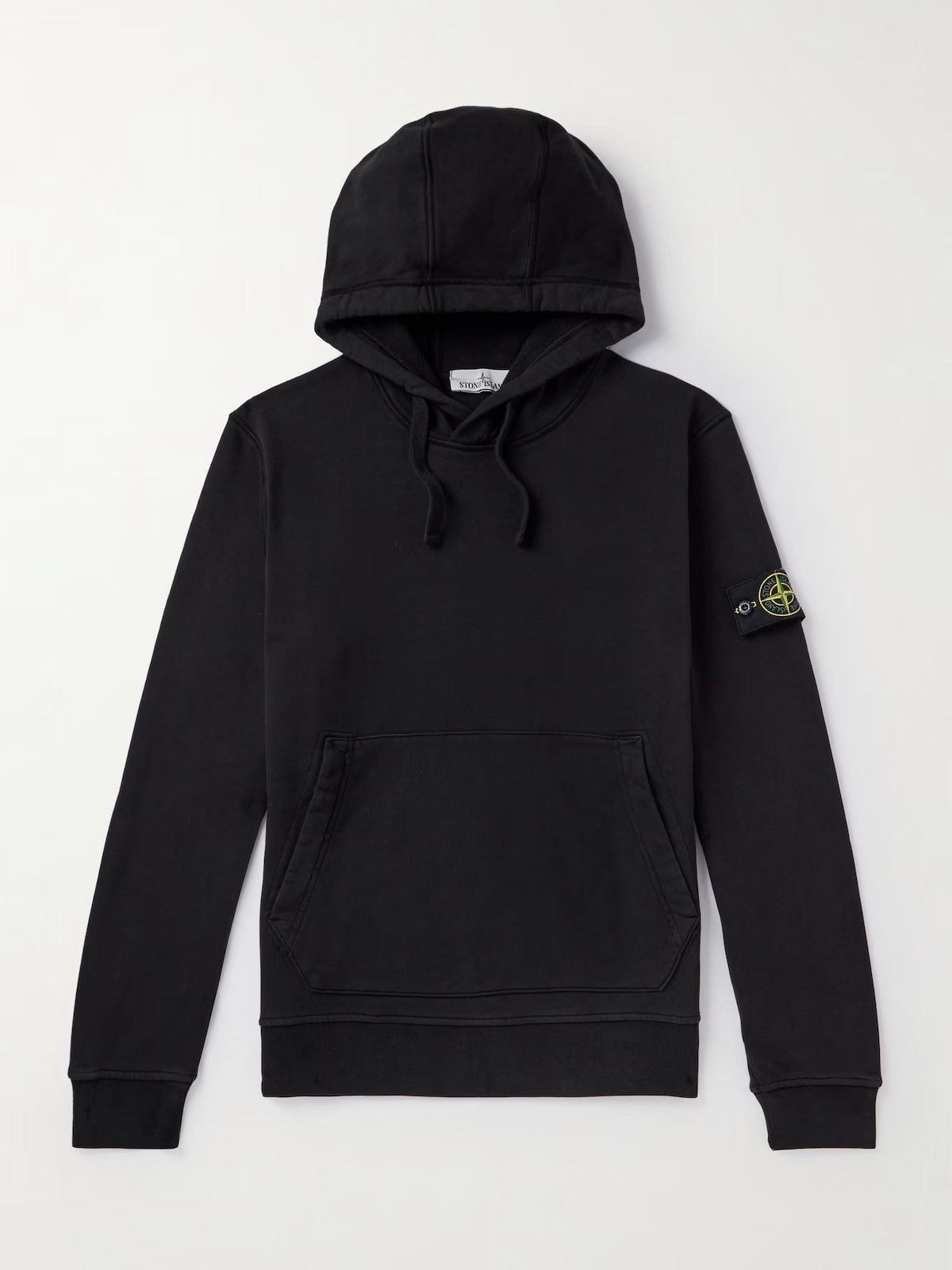 Stone Island NWT Stone Island Logo Patch Cotton Hoodie Black L Size US L / EU 52-54 / 3 - 1 Thumbnail