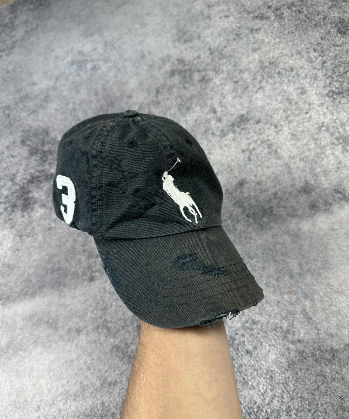 Polo Ralph Lauren Vintage Polo Ralph Lauren Black Cap Avant Garde USA 90s logo Size ONE SIZE - 2 Thumbnail