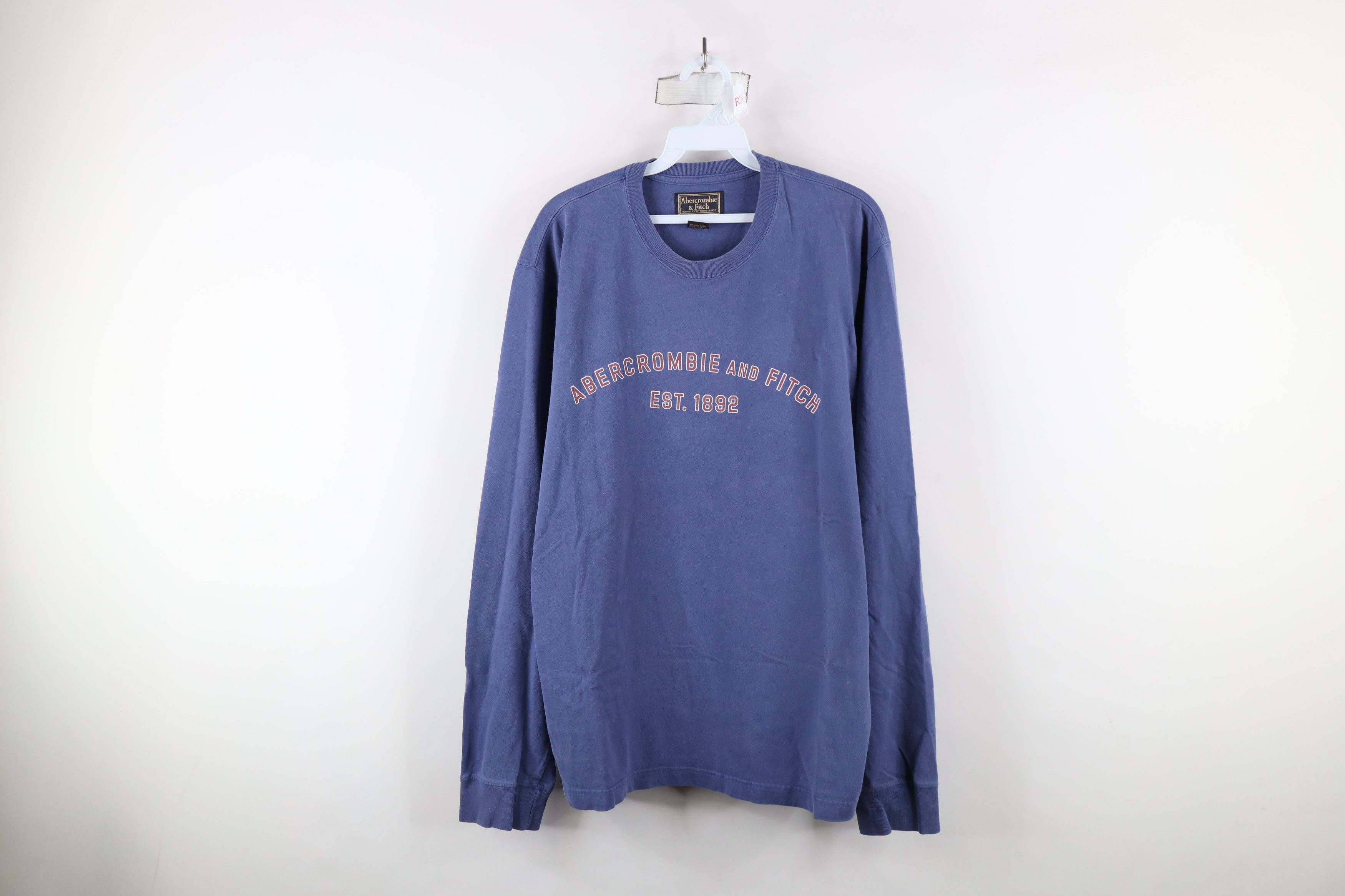 Abercrombie & Fitch × Vintage Vintage 90s Abercrombie & Fitch Out Long Sleeve T-Shirt USA Size US XL / EU 56 / 4 - 1 Thumbnail