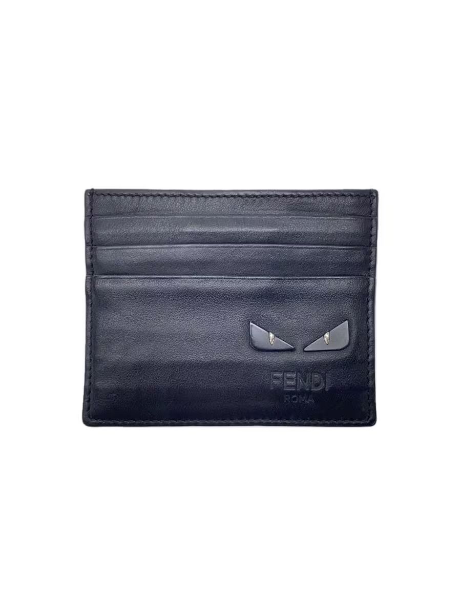 Fendi Fendi Leather Card Case Black Size ONE SIZE - 1 Thumbnail
