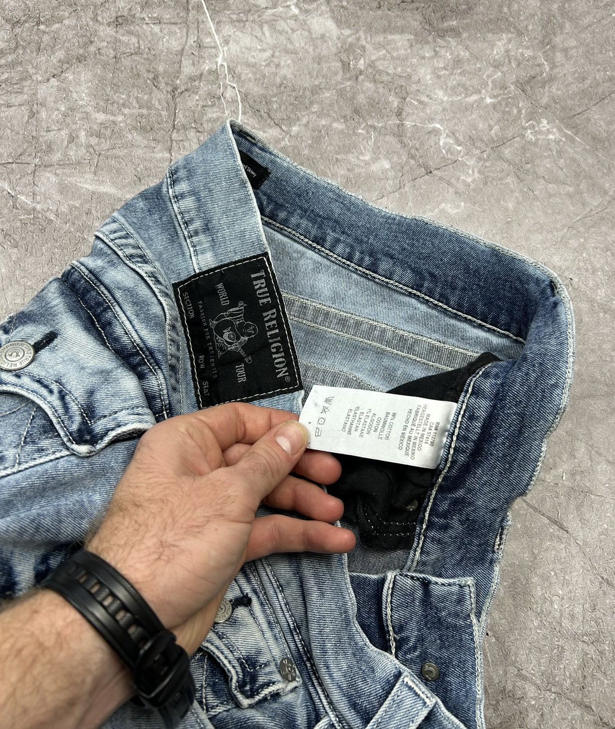 True Religion × Vintage Vintage True Religion Straight Denim Jeans Size US 36 / EU 52 - 6 Thumbnail