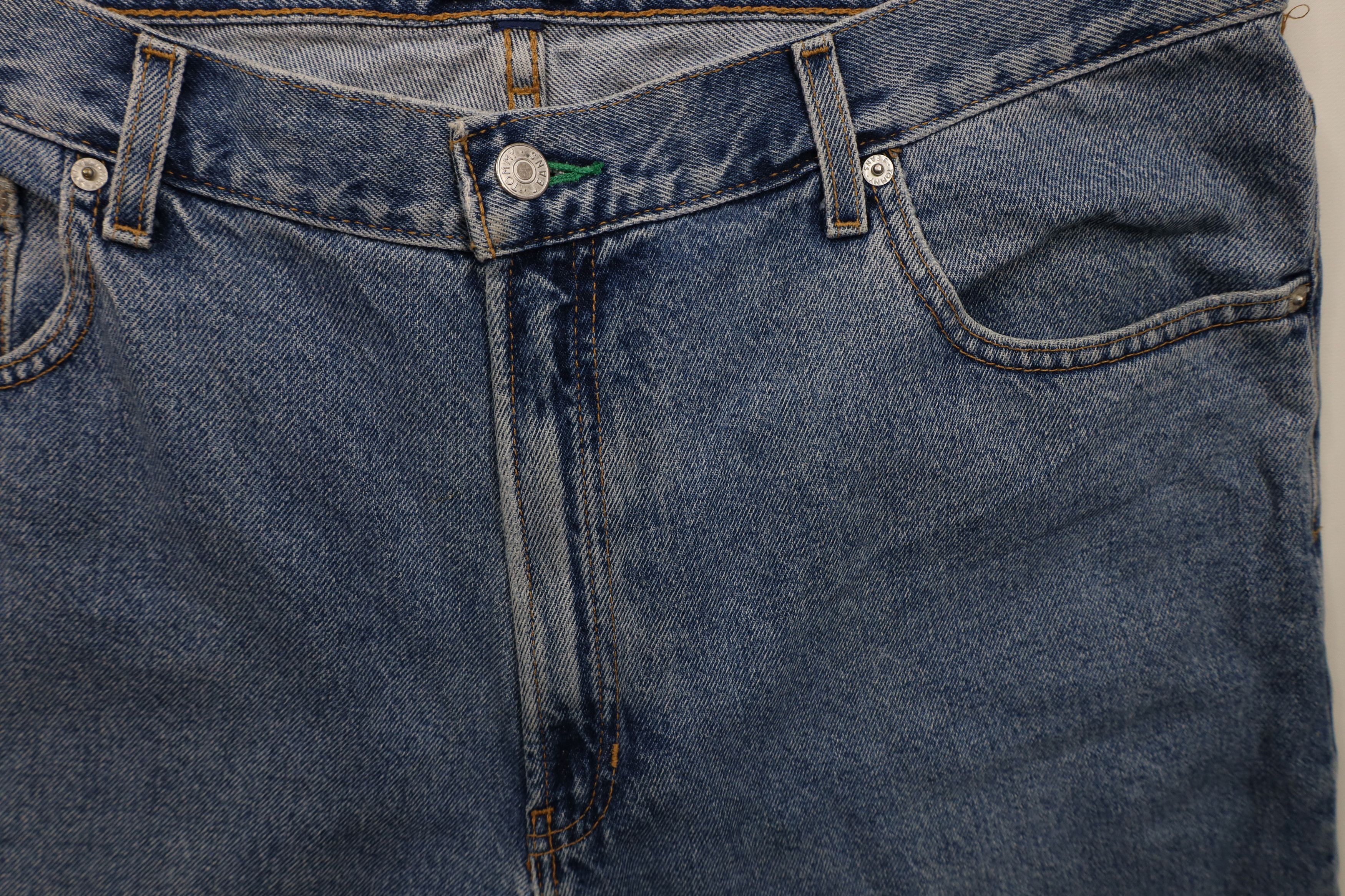 Tommy Hilfiger × Vintage Vintage 90s Tommy Hilfiger Baggy Wide Leg Denim Jeans Blue Size US 38 / EU 54 - 8 Thumbnail