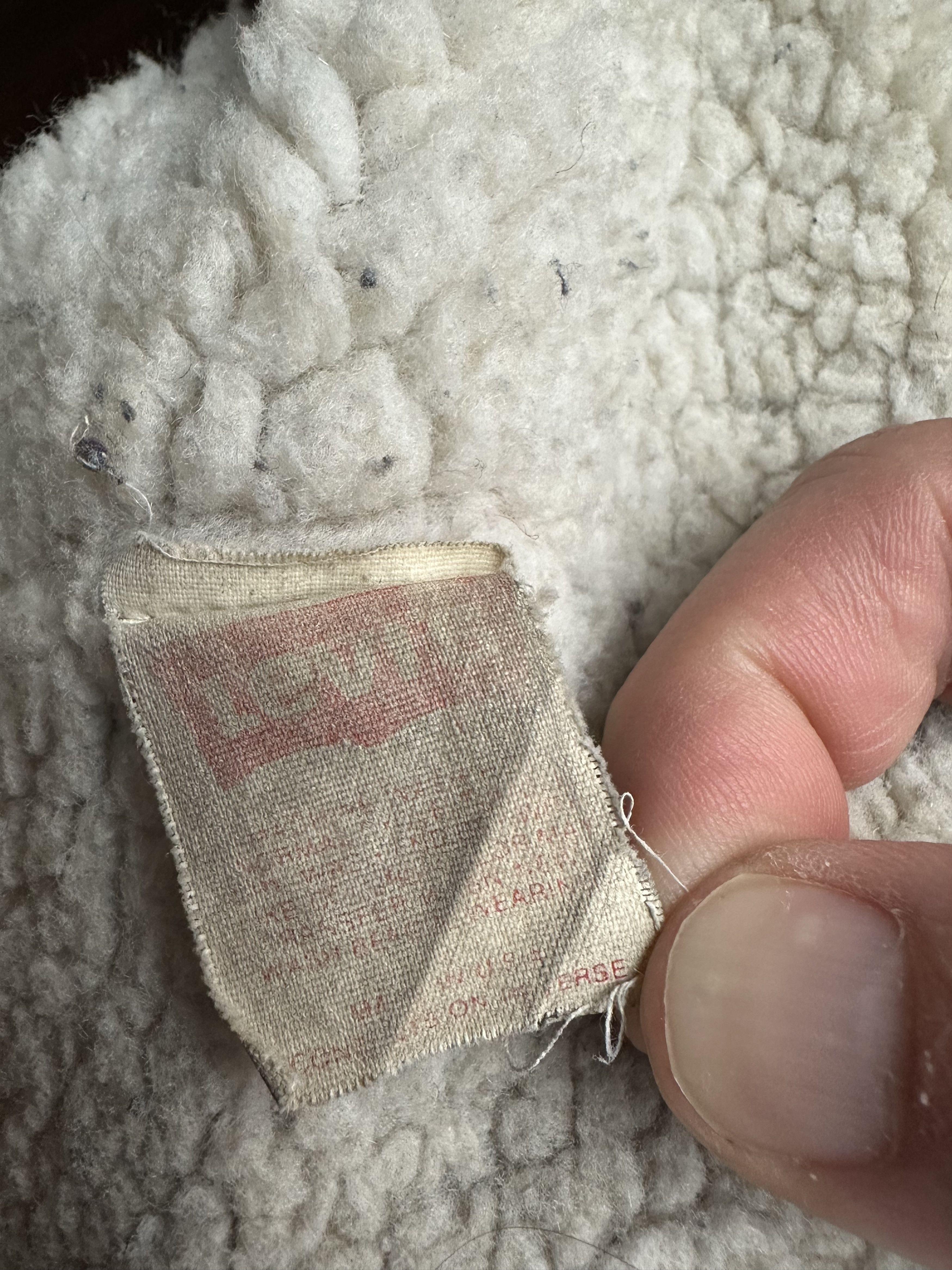 Levi's Made In USA Sherpa Jacket Size US L / EU 52-54 / 3 - 7 Thumbnail