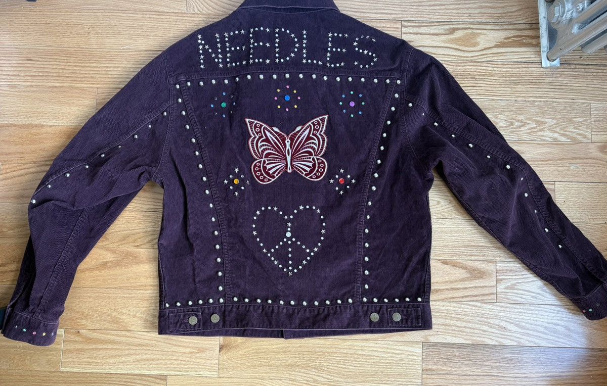 Needles NEEDLES 14W CORDUROY STUDDED JEAN JACKET - BLACK ( Size US L / EU 52-54 / 3 - 4 Thumbnail